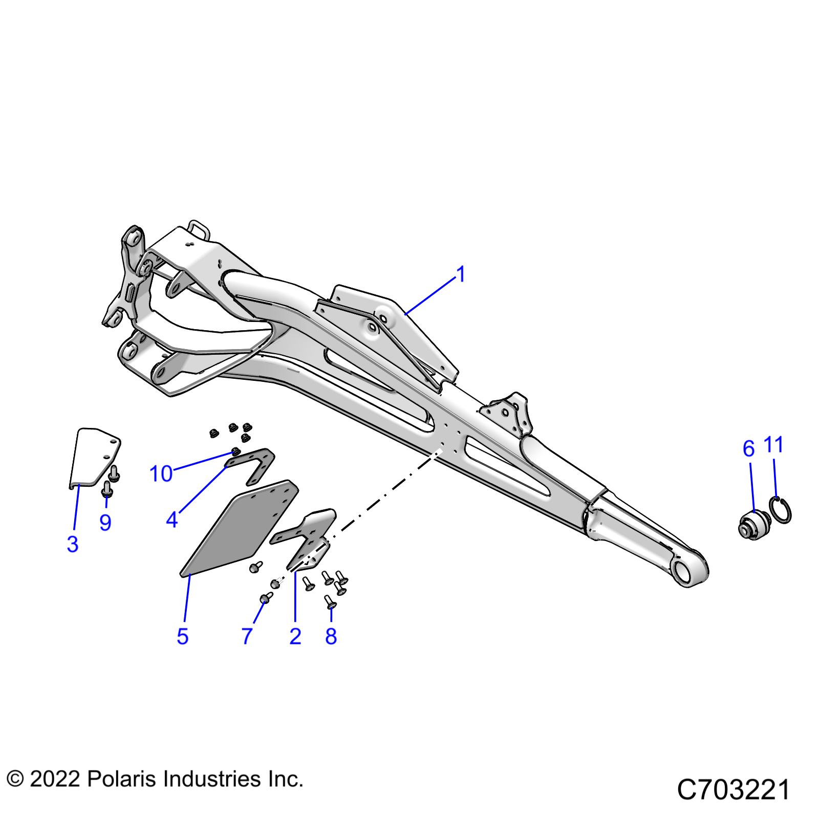 SUSPENSION, TRAILING ARMS - Z23GAE92PL (C701376)