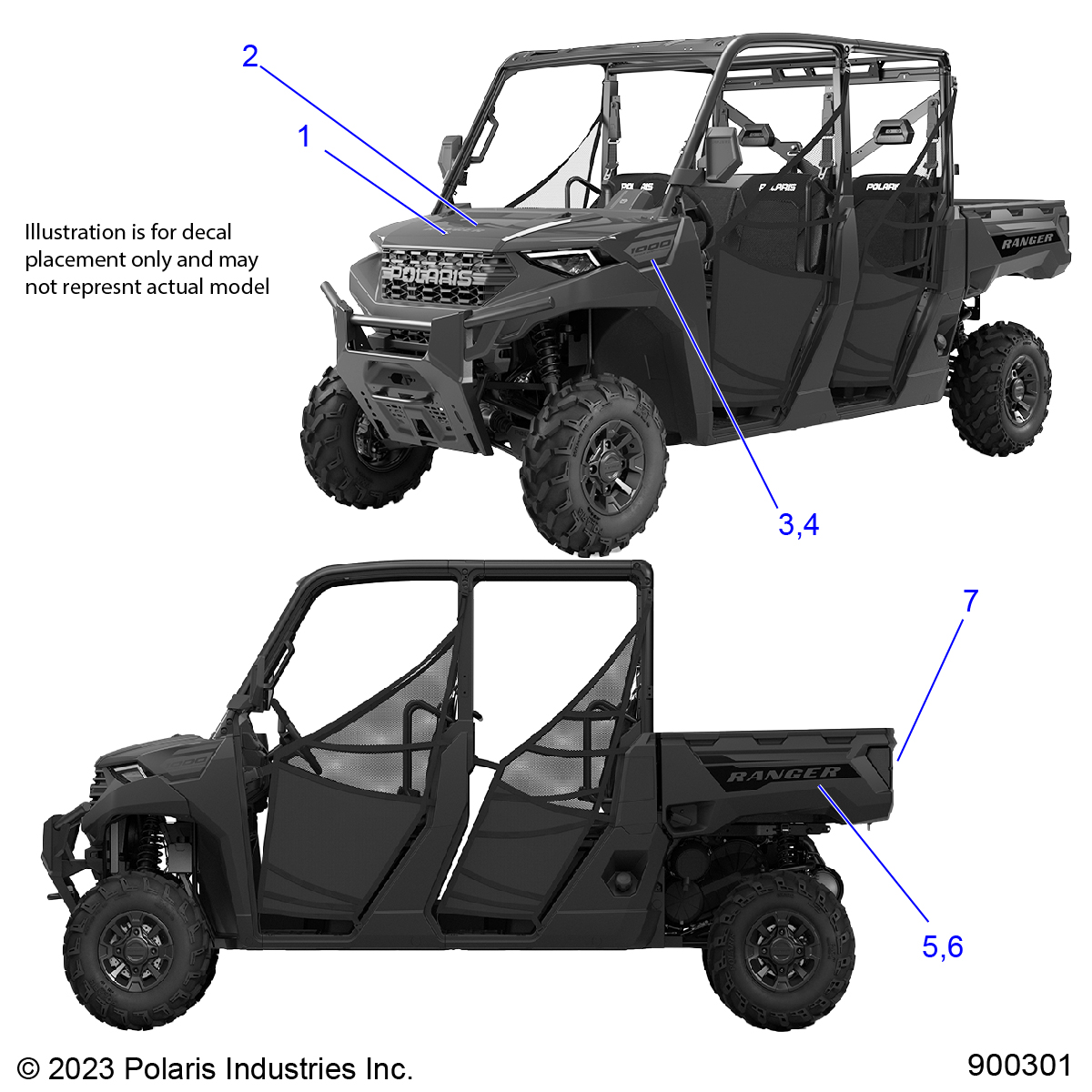 BODY, DECALS, GRAPHIC - R24T6E99NM (900301)