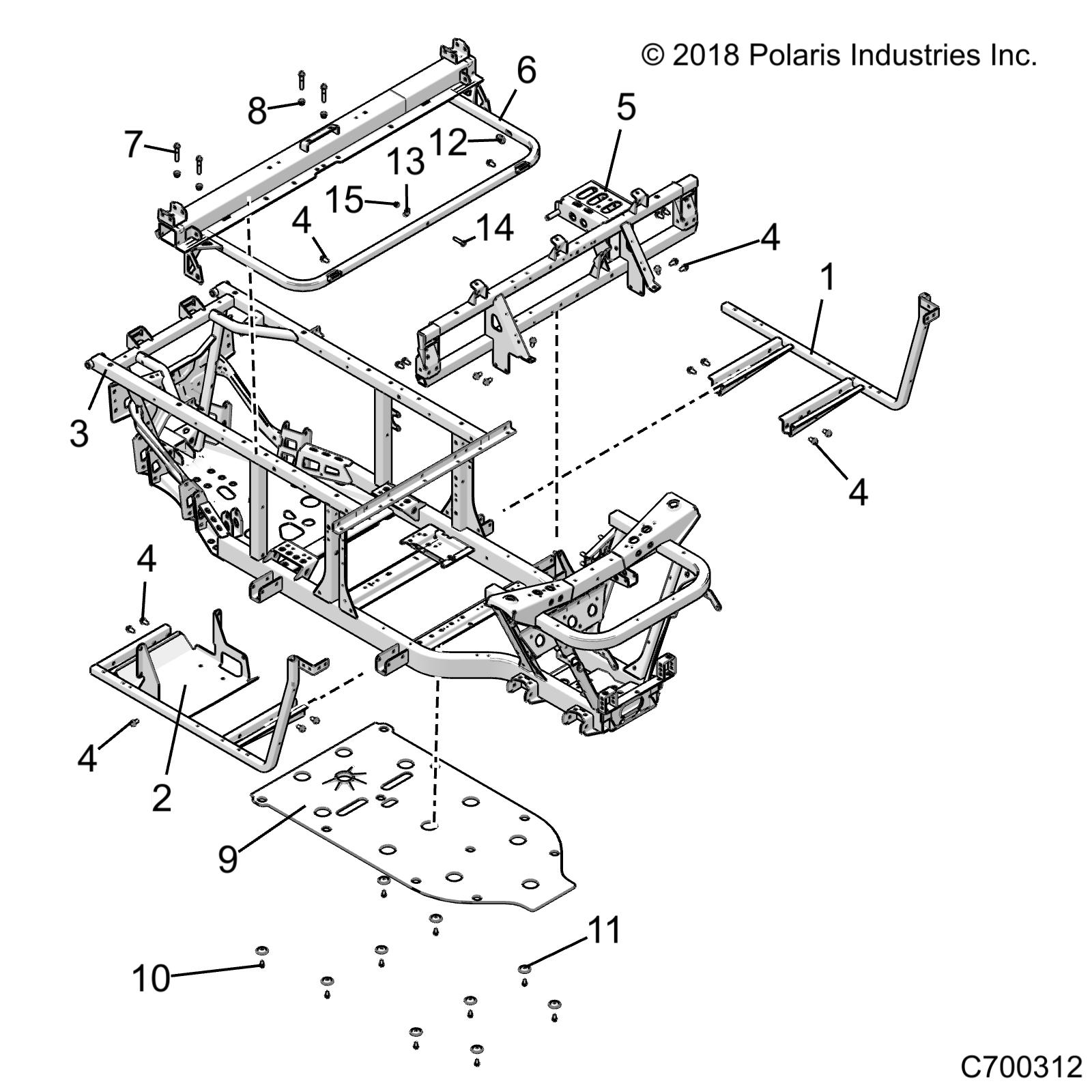 CHASSIS, FRAME and FRONT BUMPER - R23MAE57DX (C700312)