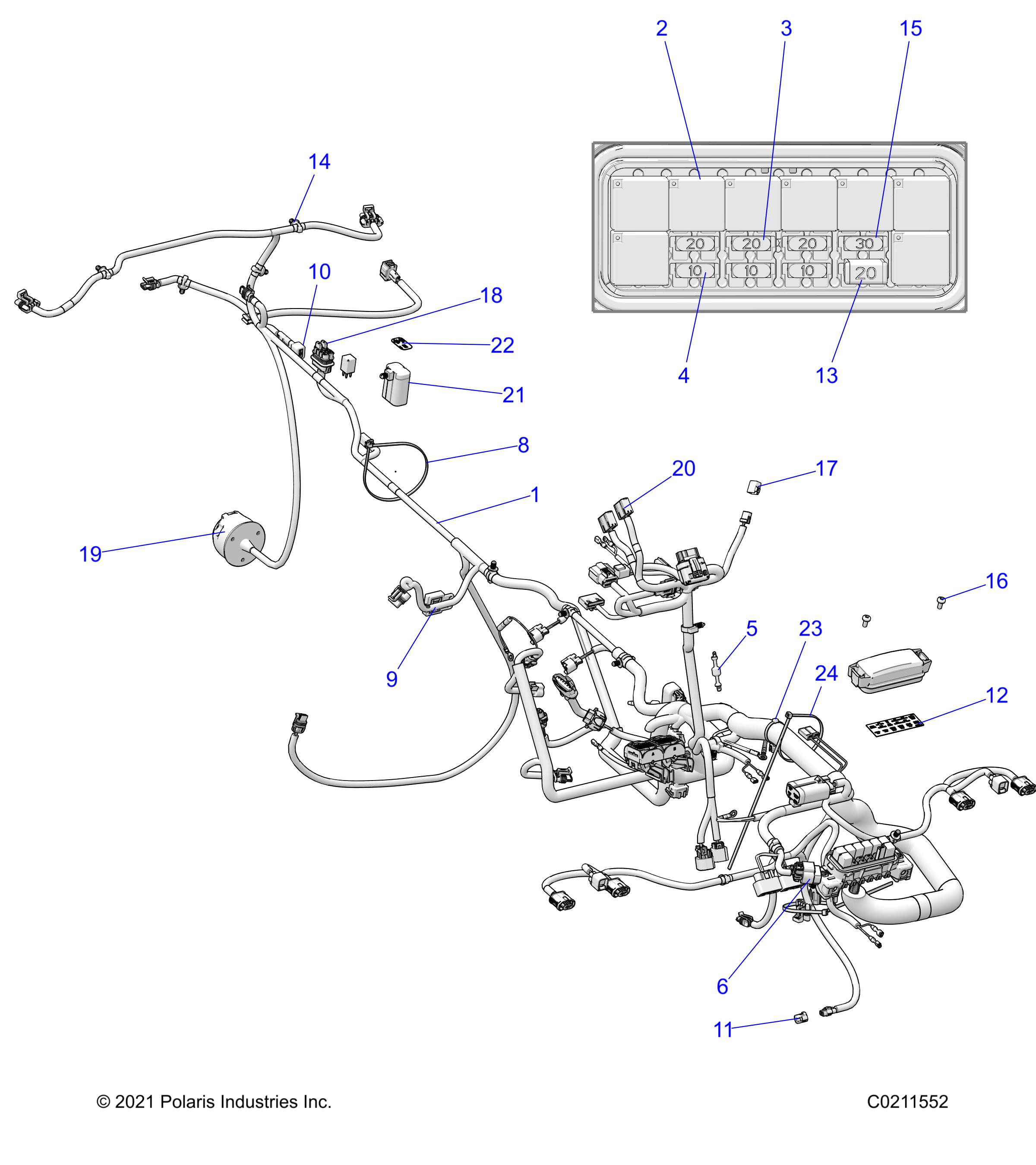 ELECTRICAL, HARNESS - A24SXE95PP (C0211552)