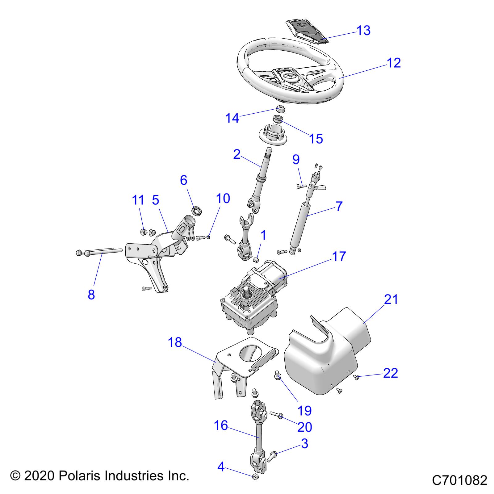 STEERING,STEERING ASSEMBLY, EPS - Z20ASE99AH/LH/BH (C701082)