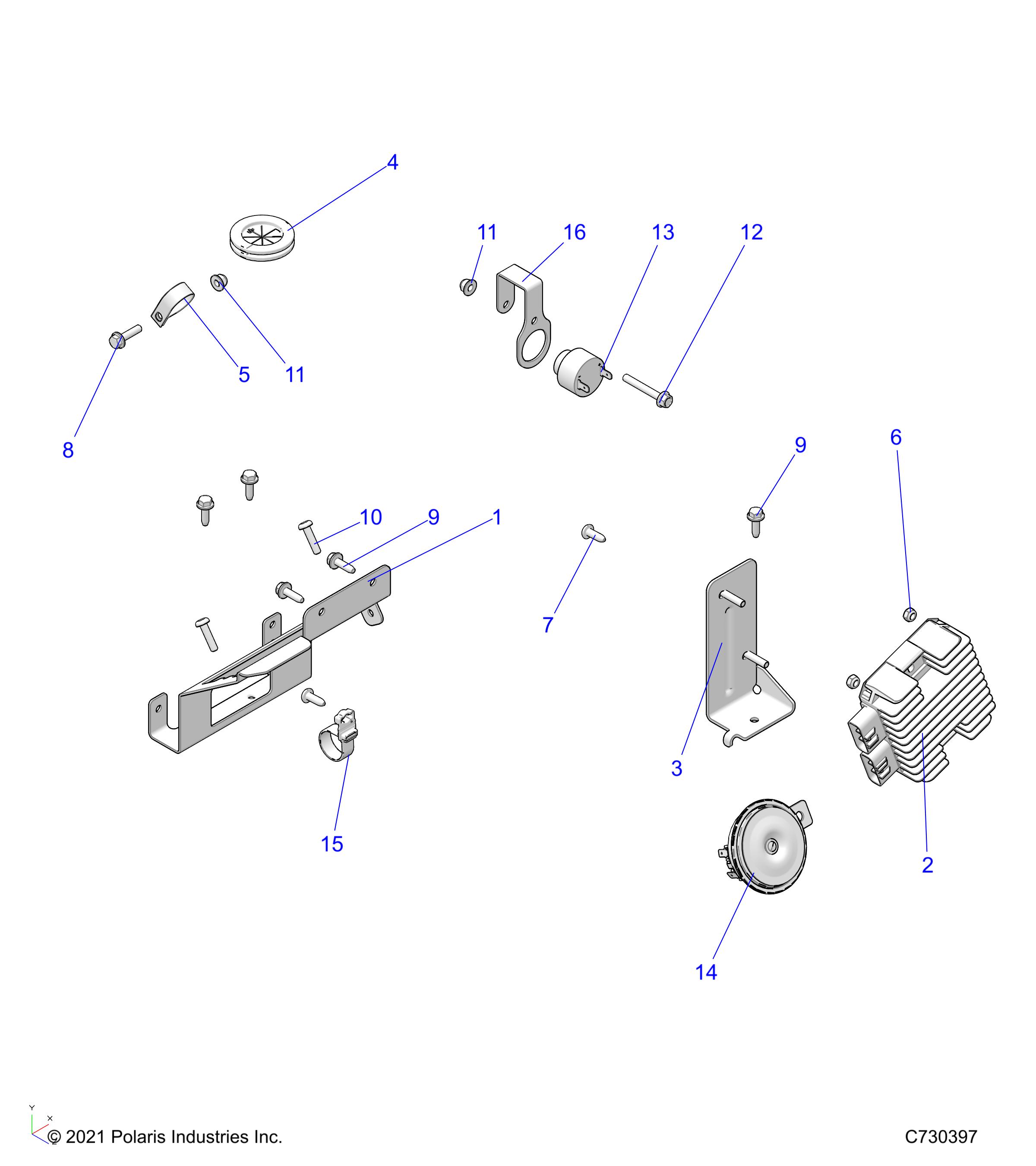 ELECTRICAL, WIRE HARNESS COMPONENTS - D22M4A57B4/G57B4 (C730397)