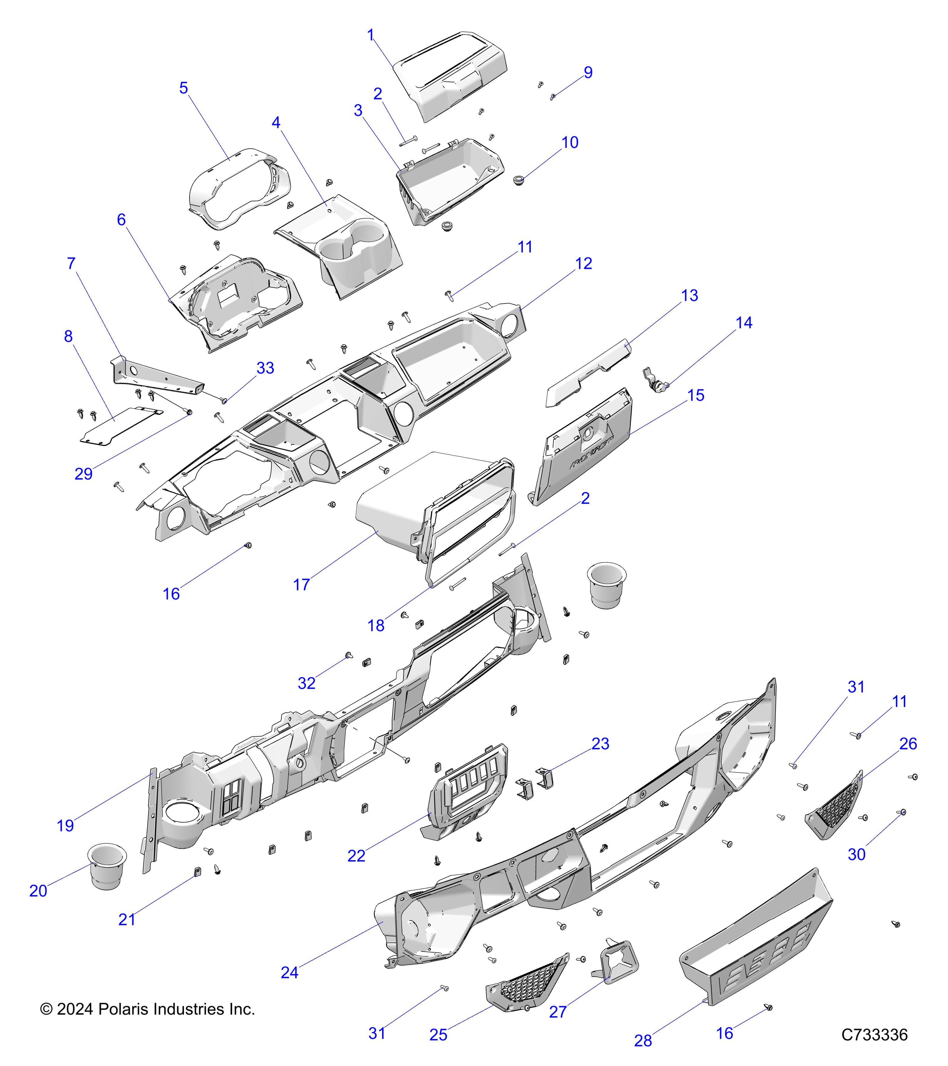 BODY, DASH - R25RRS99CK/C9 (C731035)