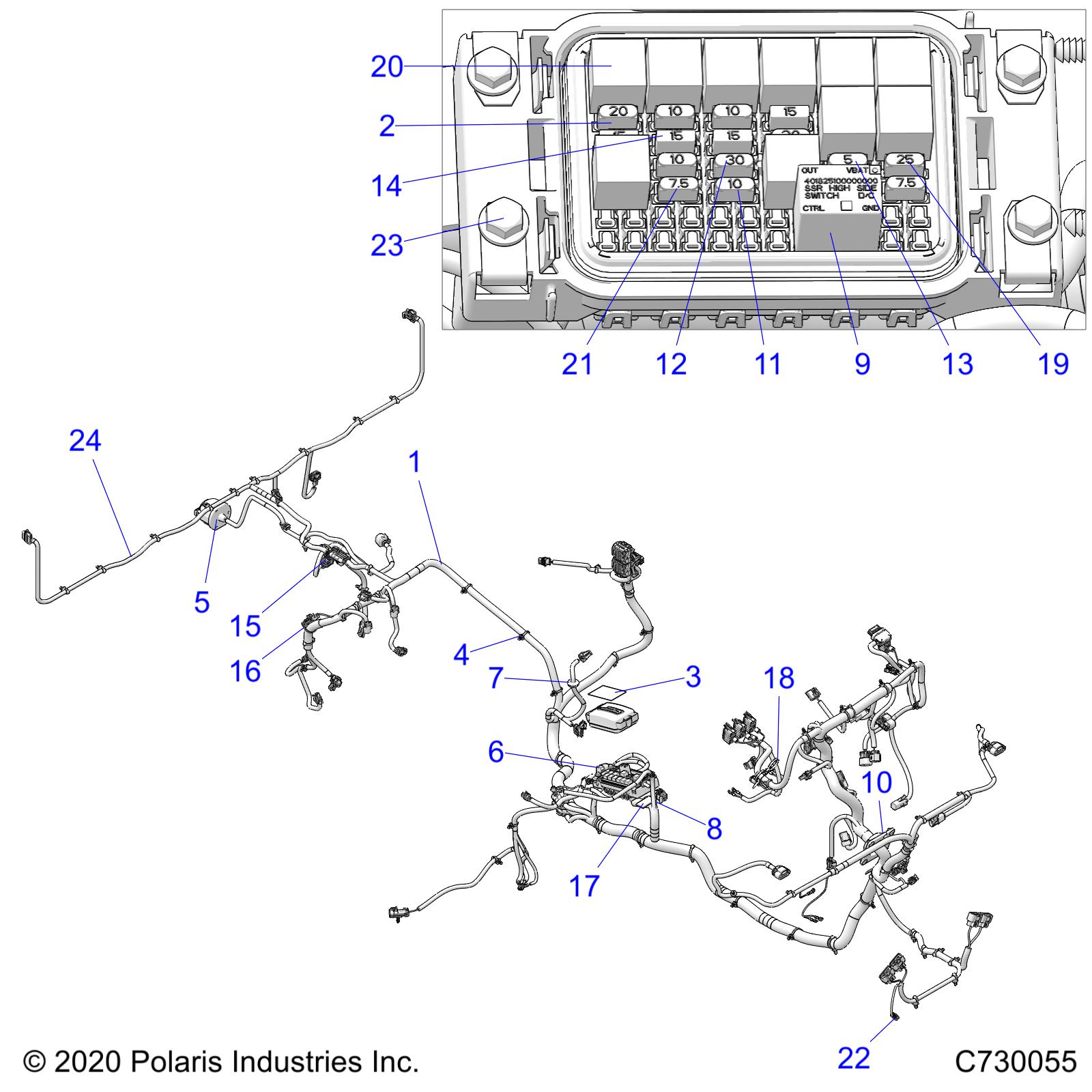 ELECTRICAL, WIRE HARNESS - R21RRS99CK (C730055)