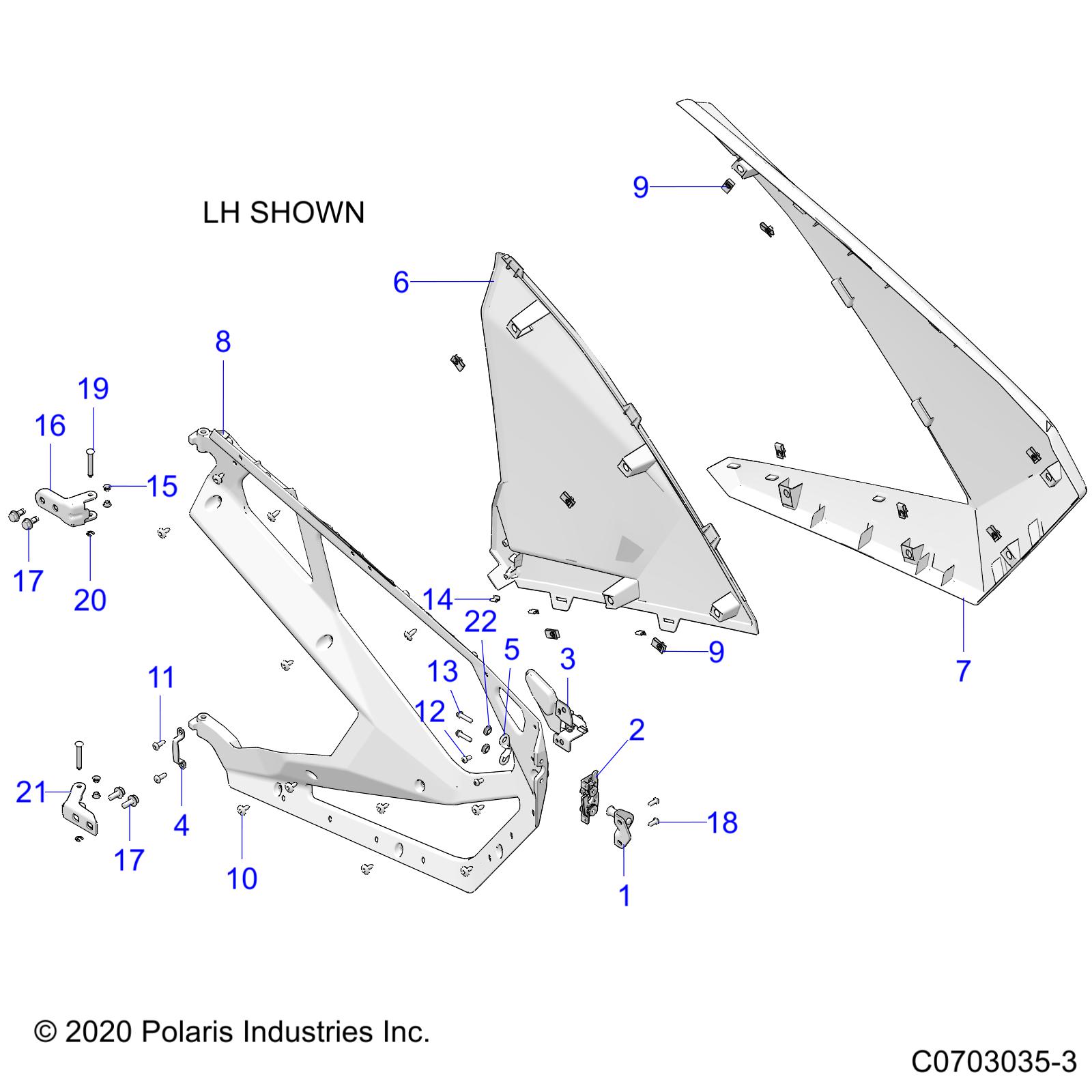 BODY, DOORS, FRONT - Z20R4_92AC/BC/AR/BR/AE/BE/AH/BH/AT/BT (C0703035-1)