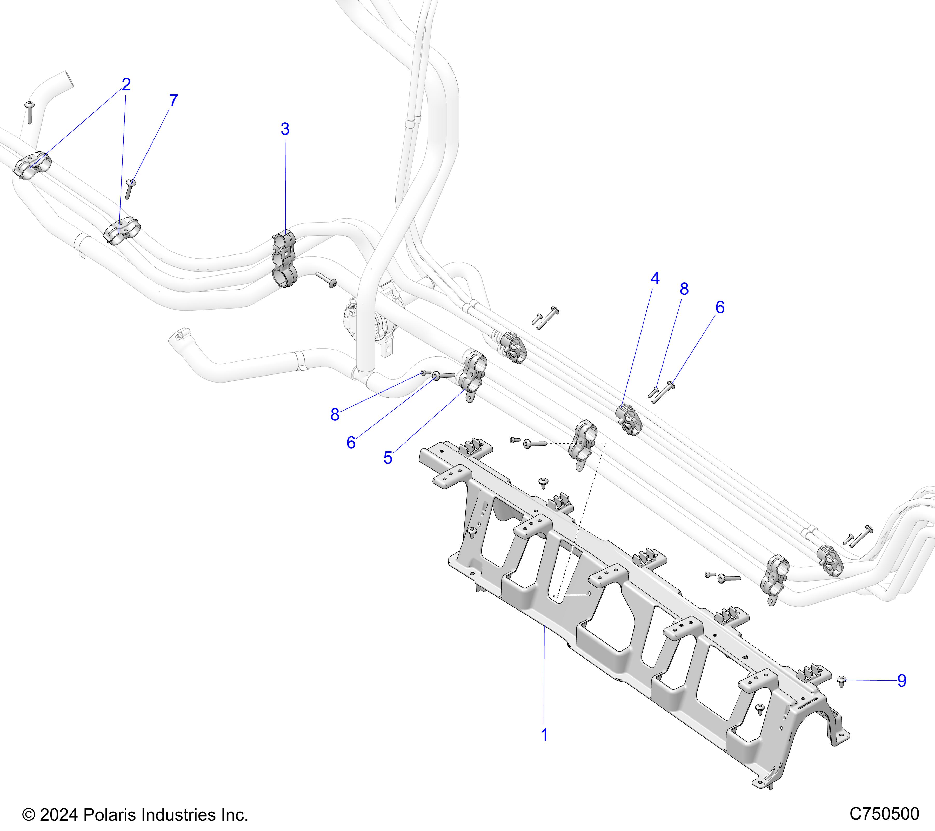 ENGINE, COOLING MOUNTING - Z25SPE92A4/B4 (C750500)