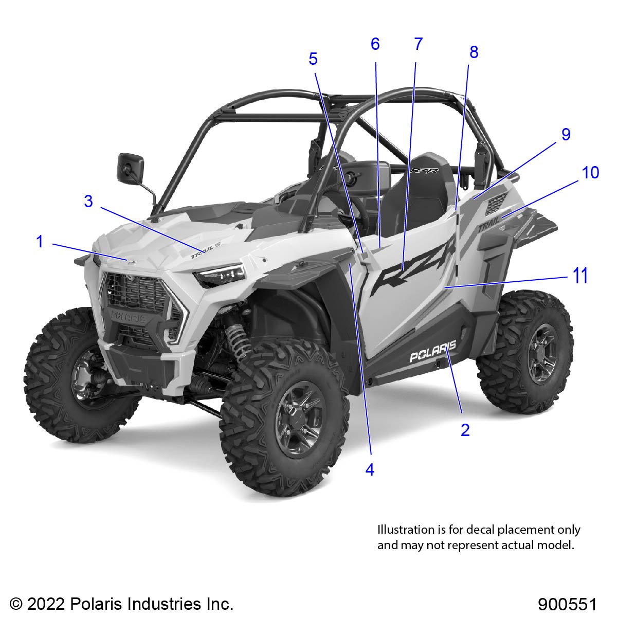 BODY, DECALS, GRAPHICS - Z23ASE99A4/B4/K99A4 (900551-01)