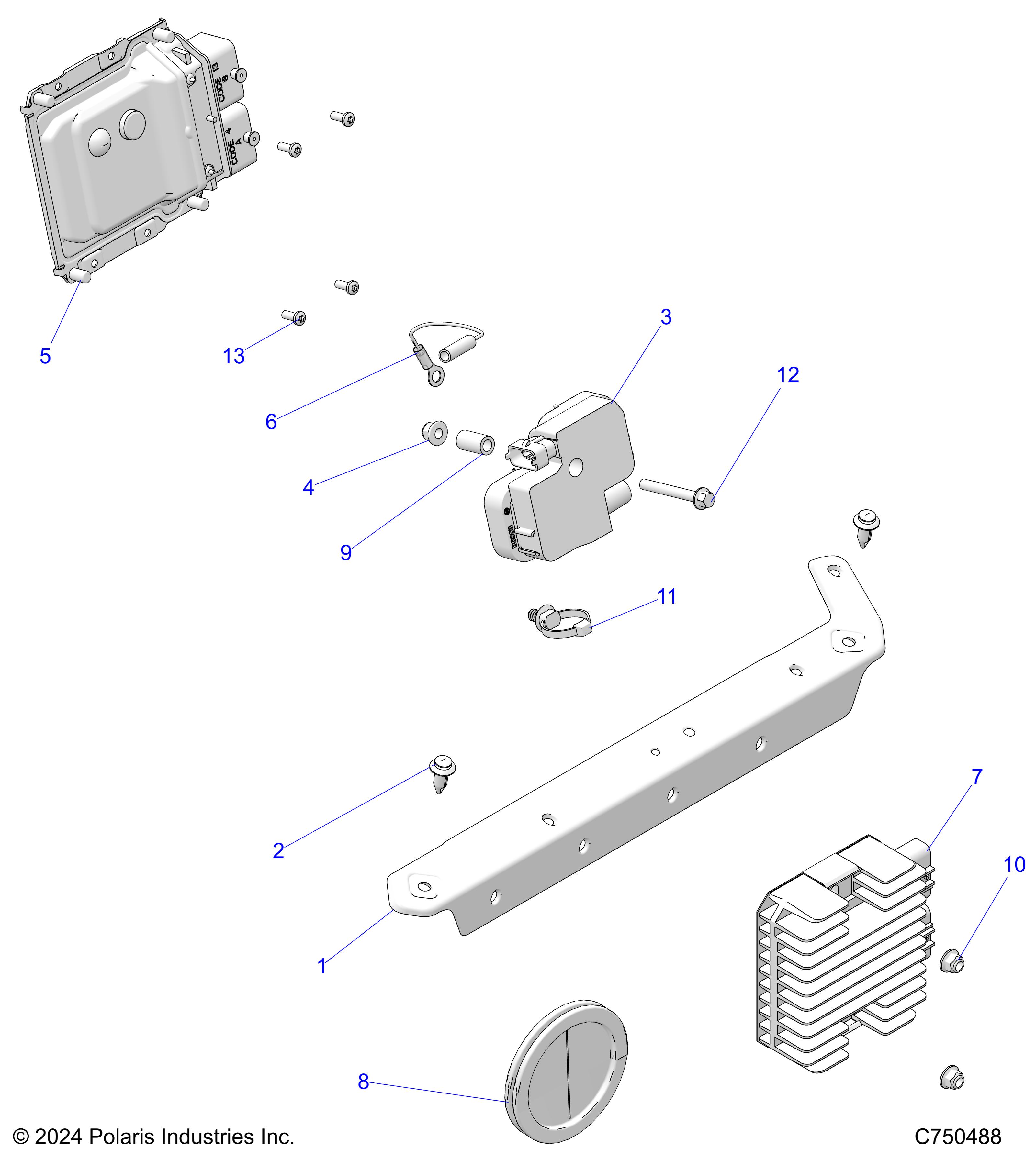 ELECTRICAL, ECU, REGULATOR, ETC. - Z25NMB99A4/B4 (C750488)