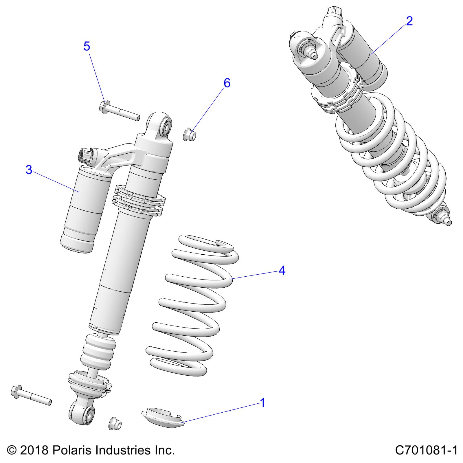 SUSPENSION, FRONT SHOCK MOUNTING - Z24ASE99F5/SC5/F5 (C701081-1)