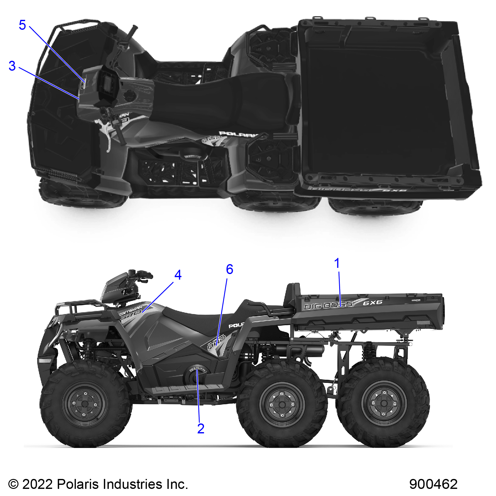 BODY, DECALS GRAPHICS - A23S6E57A1 (900642)