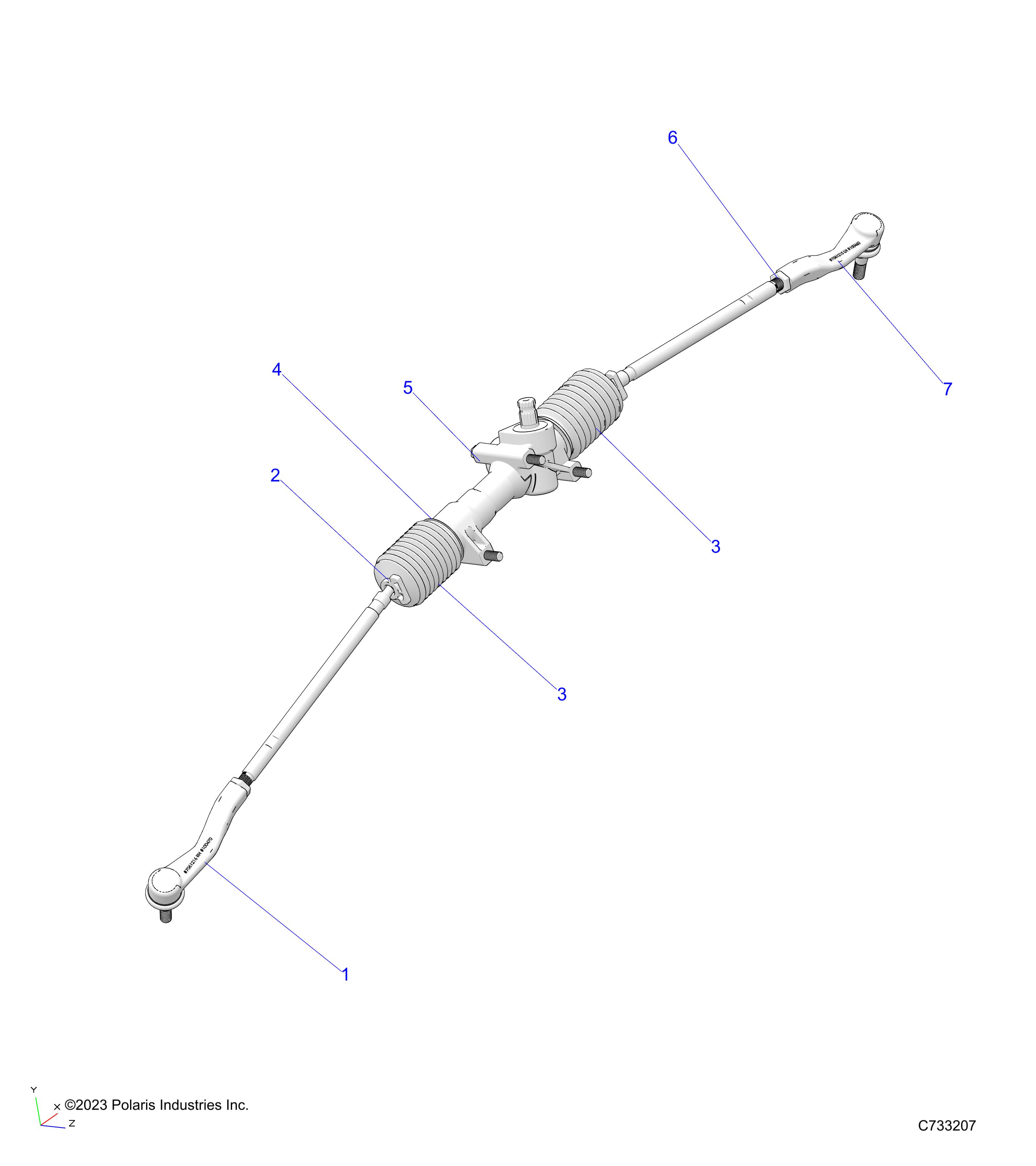 STEERING, STEERING GEARBOX - R25RRU99A9/AL/AP/AS/B9/BL/BP/BS (C733208)