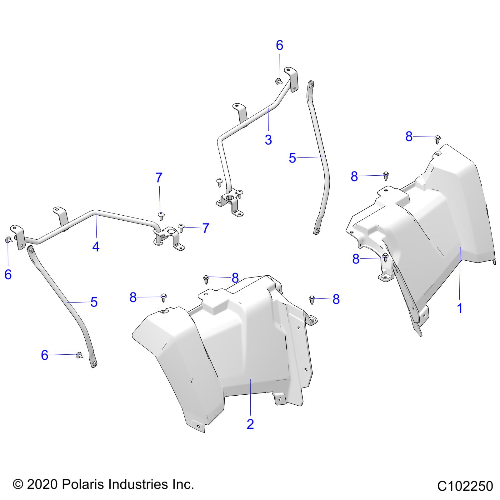 BODY, REAR CAB - A23SWE57F1/S57C1/C2 (C102250)