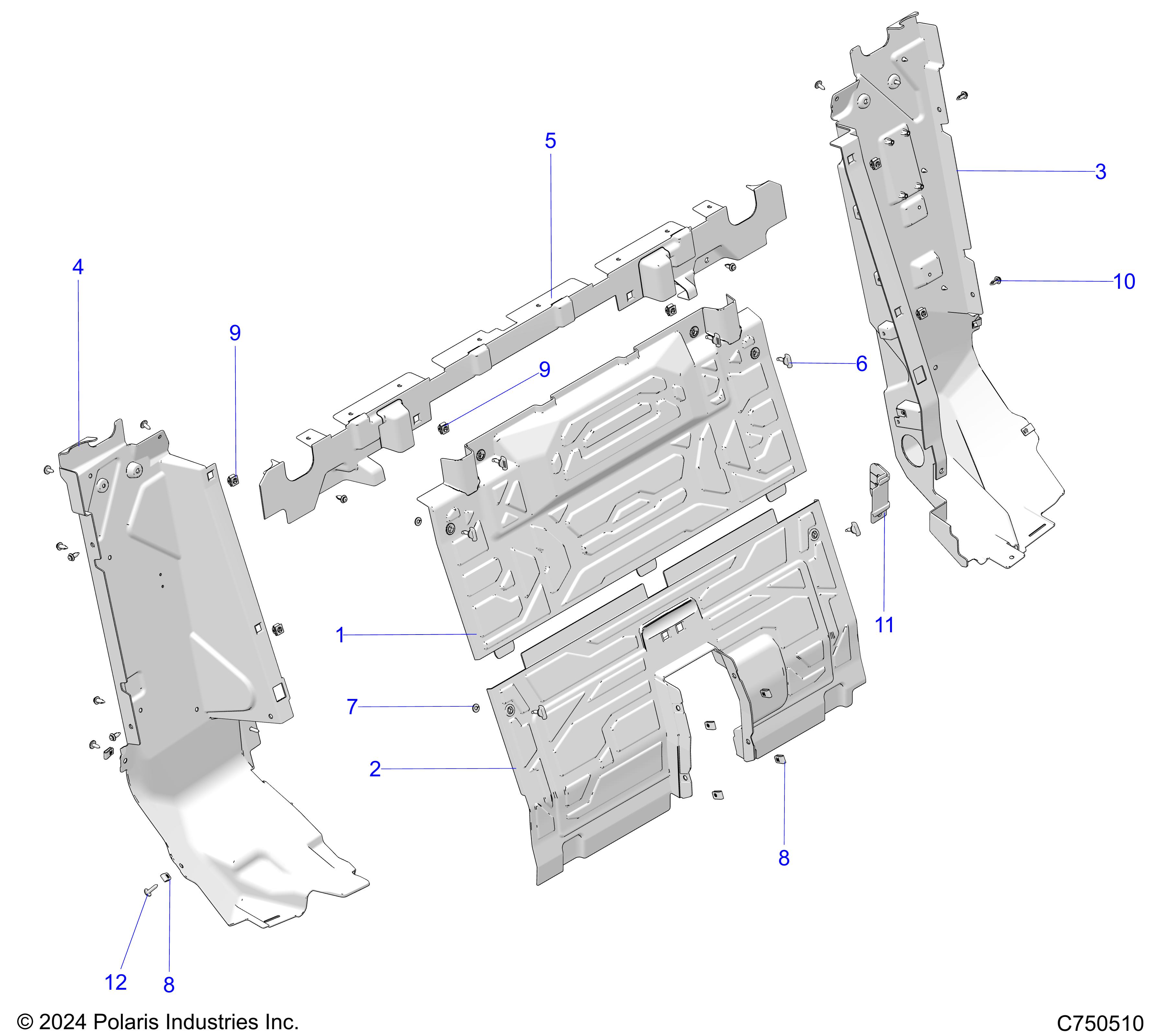 BODY, REAR CLOSEOFF - Z25XPE92A/92B (C750510)