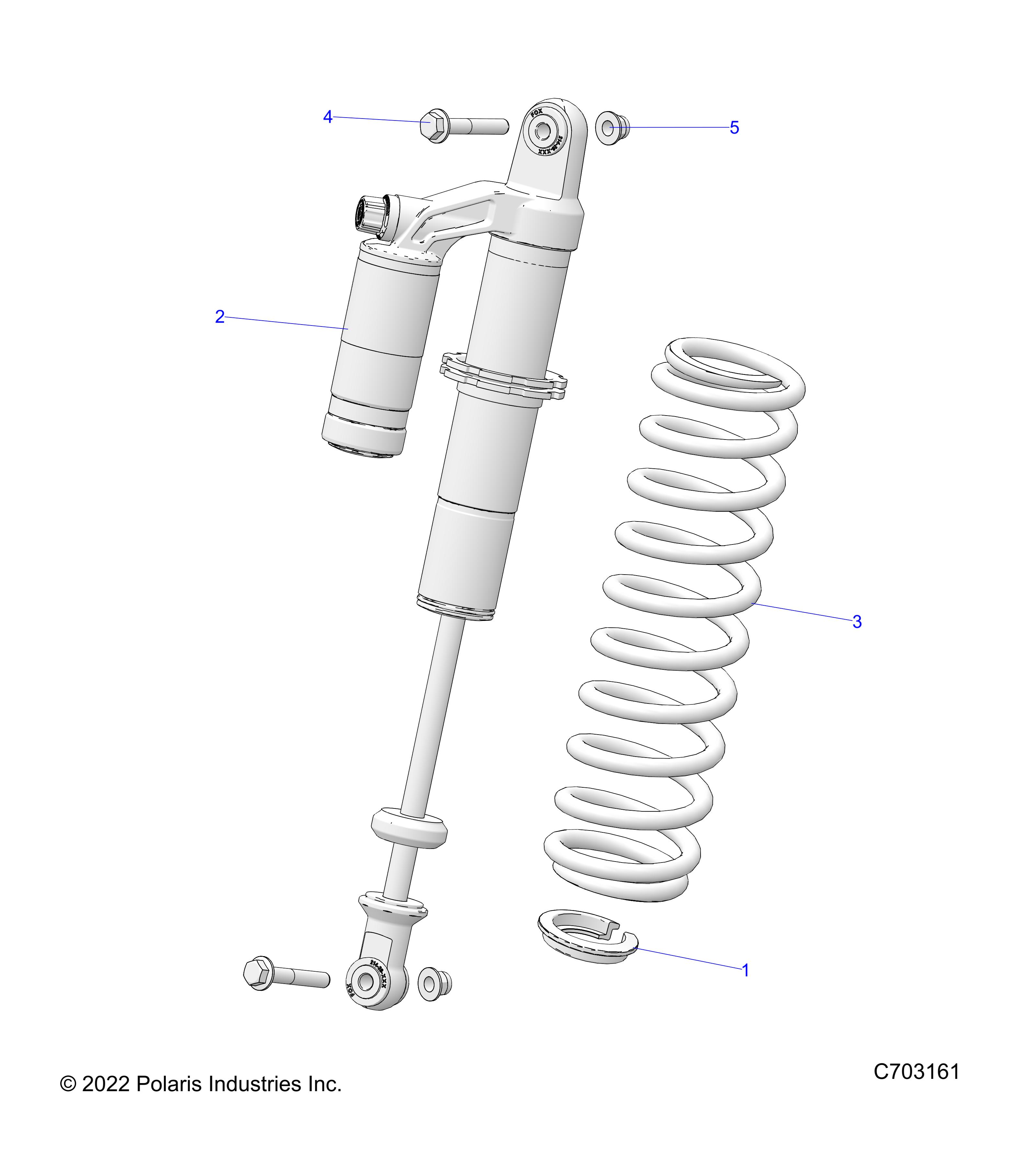 SUSPENSION, REAR SHOCK MOUNTING - Z24ASK99A5/B5 (C703161)