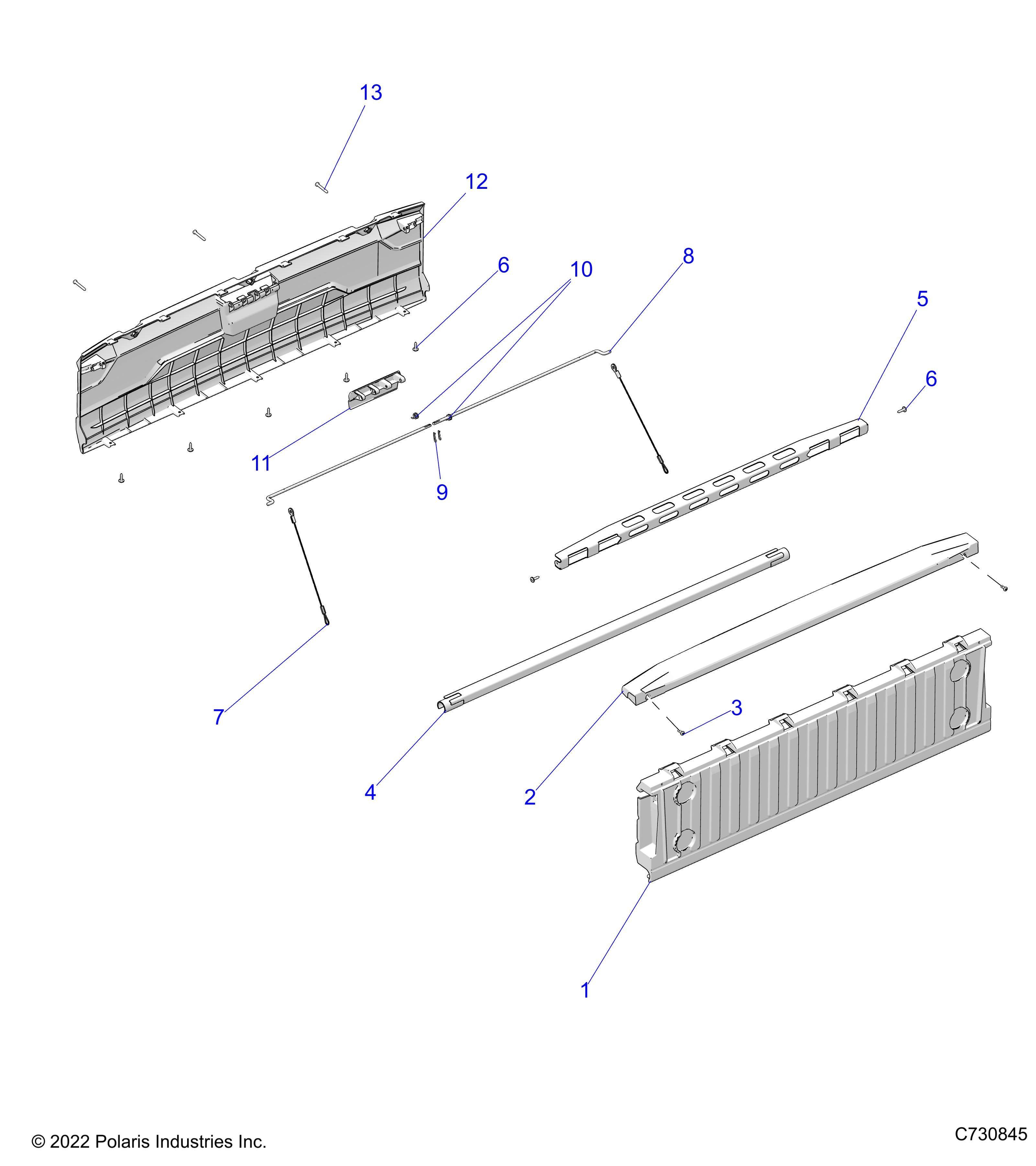 BODY, BOX, TAILGATE - R23T6E99ND (C730845)