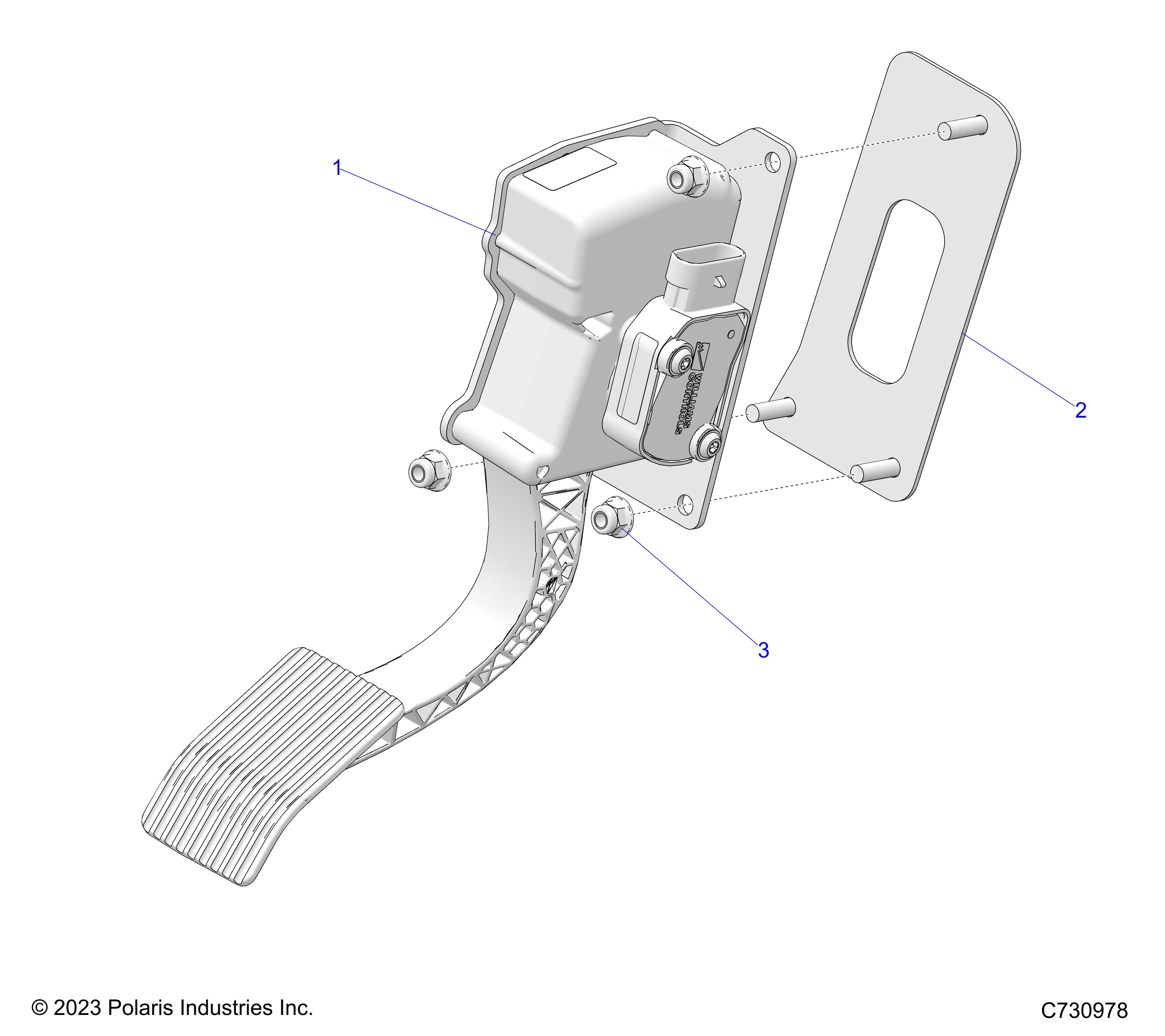 ELECTRICAL, THROTTLE PEDAL - R24X6L1RAH/AS/BH/BS (C730978)