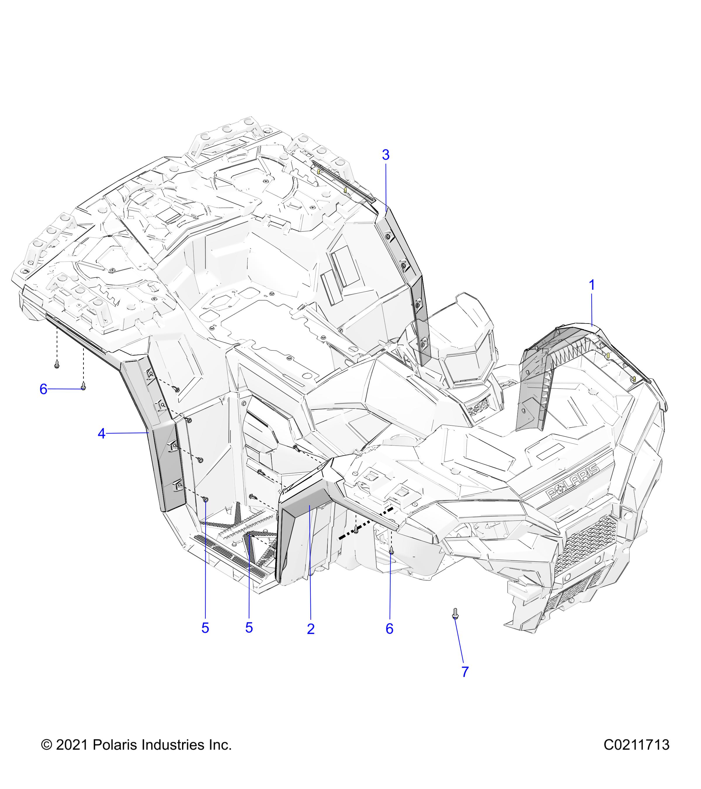 BODY, FENDER FLARES - A25SXZ85A9/AM/AP (C0211713)