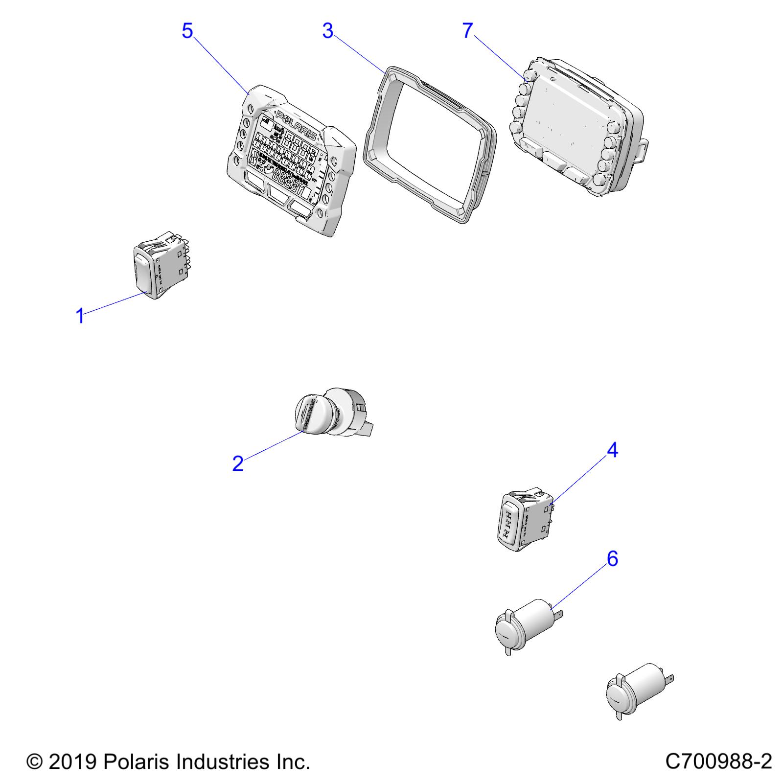 ELECTRICAL, DASH INSTUMENTS - R20RRE99J1  (C700988-2)