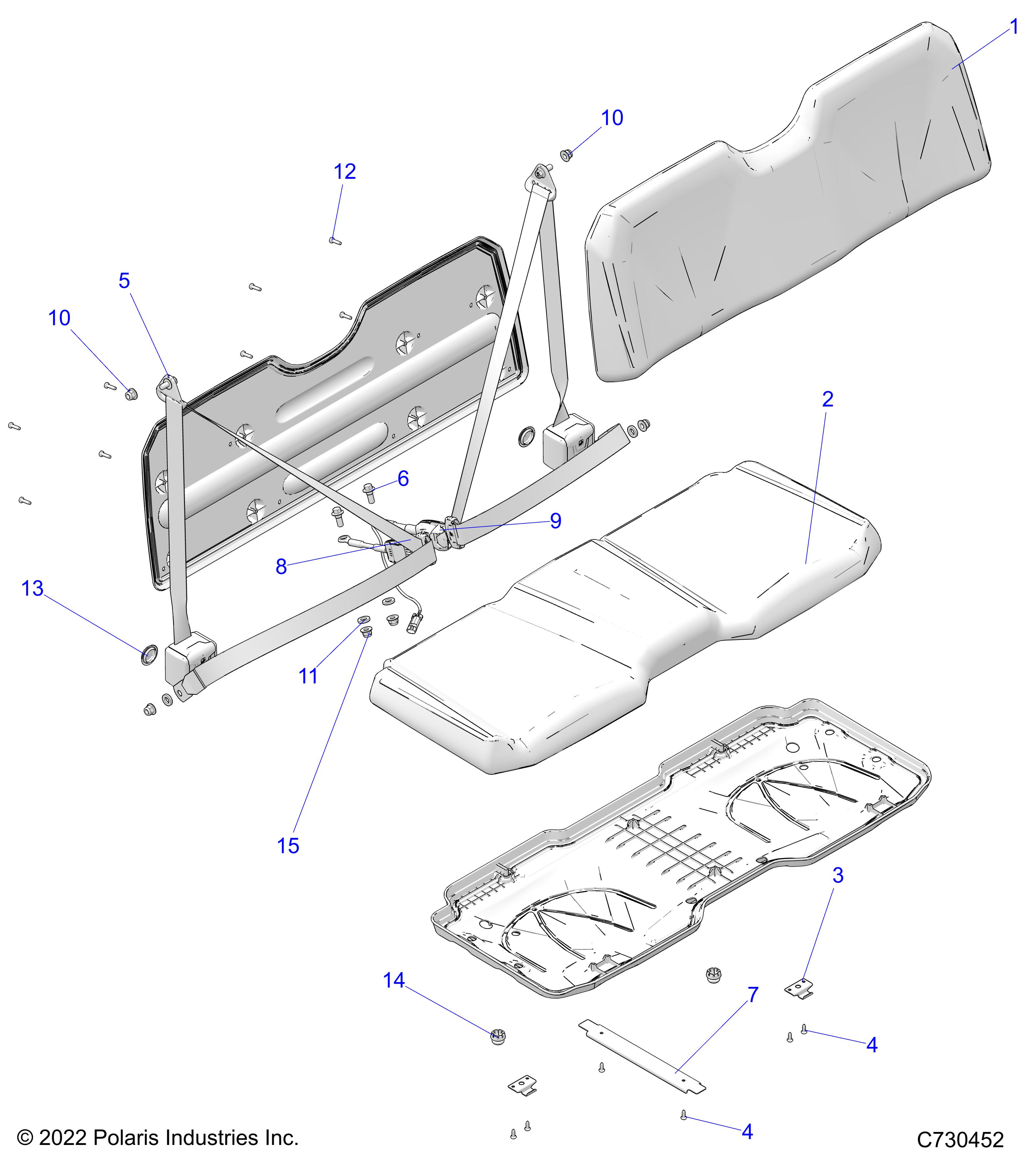 BODY, SEAT - R23MAA5AJ1 (C730452)