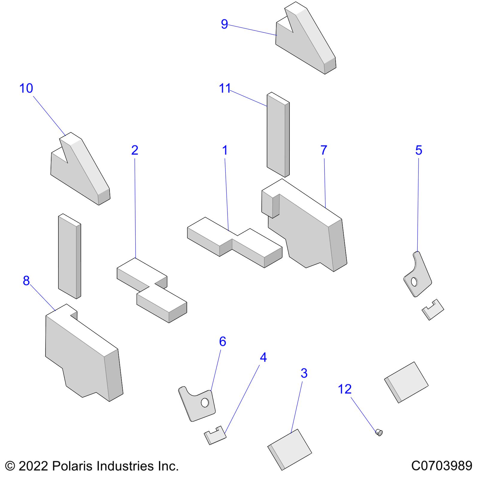 BODY, CAB FOAM - R22T6U99A9/AN (C0703989)