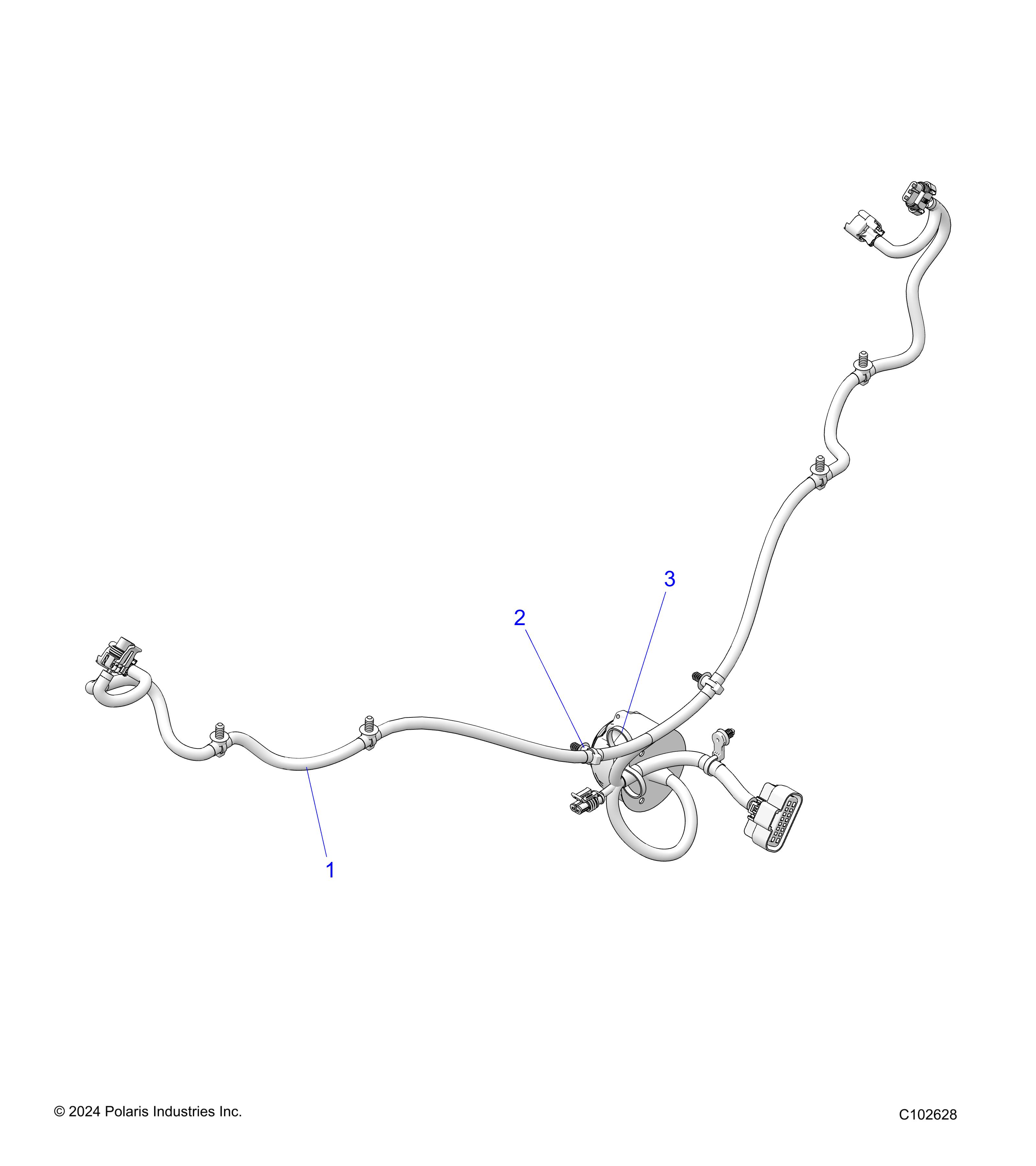 ELECTRICAL, TAILLIGHT HARNESS - A25SZE57C2 (C102628)