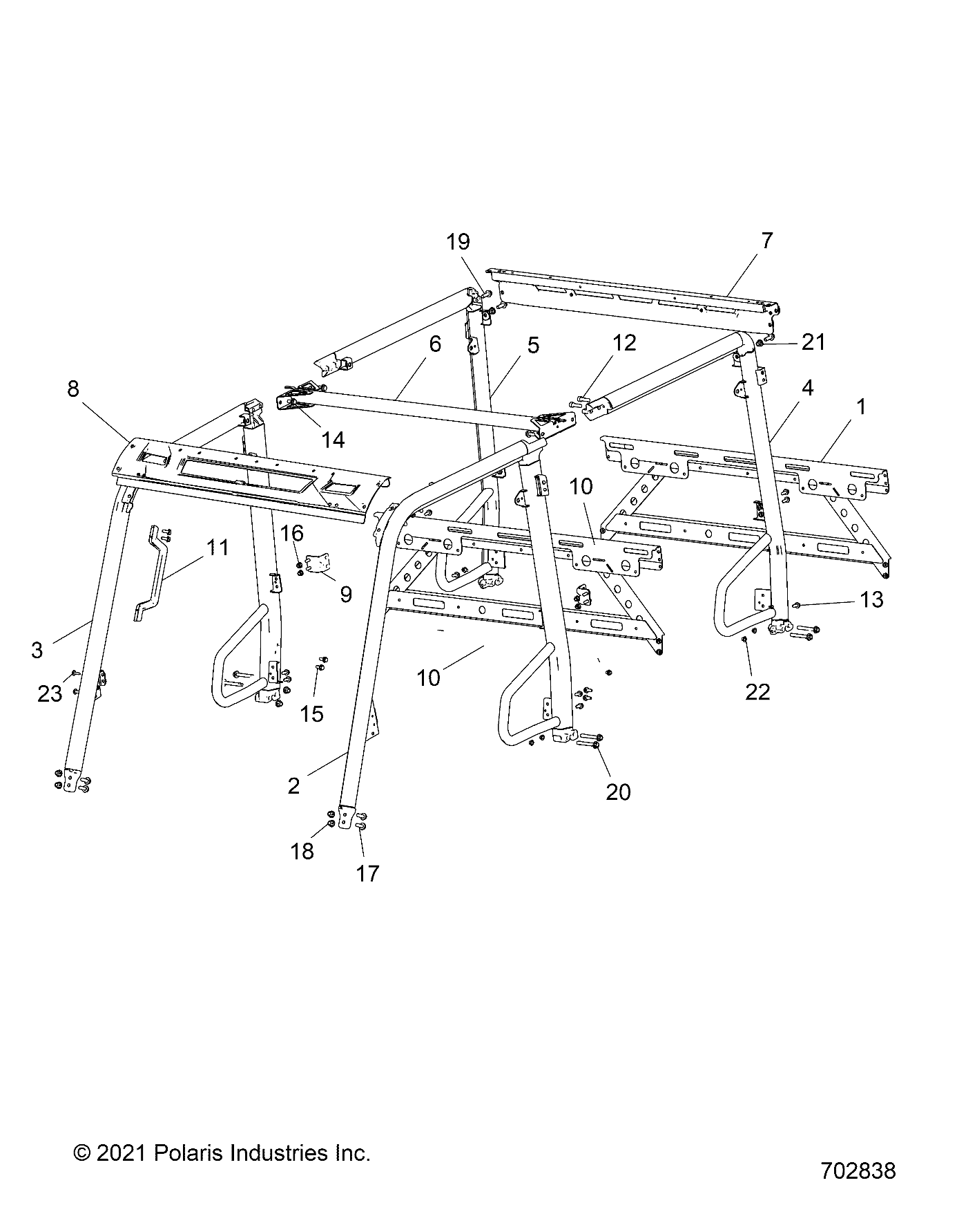 CHASSIS, CAB FRAME - R23M4U57B4/B9 (7045151)