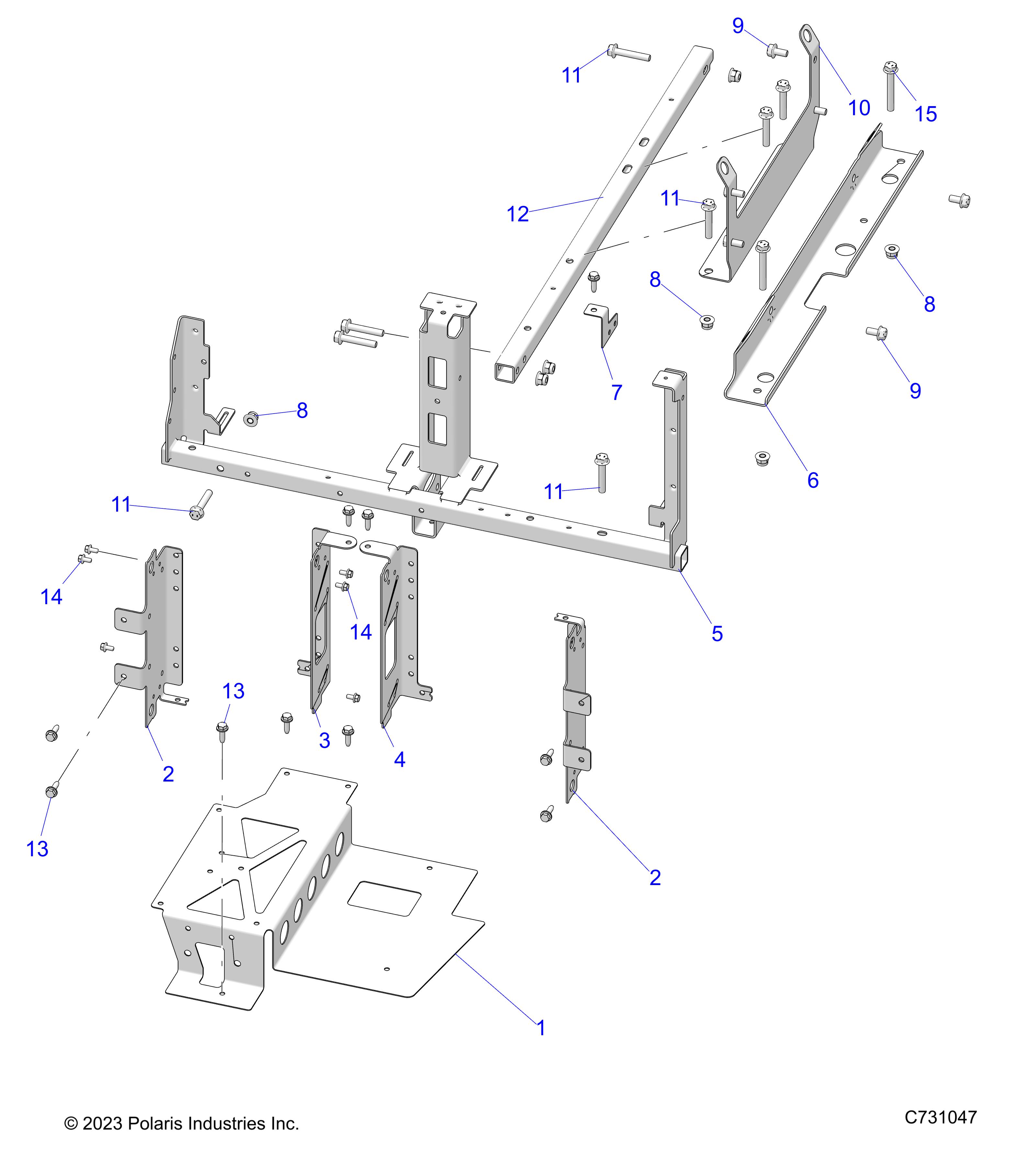 ELECTRICAL, BATTERY, MOUNTING, PT R24E3TC2DD (C731047)