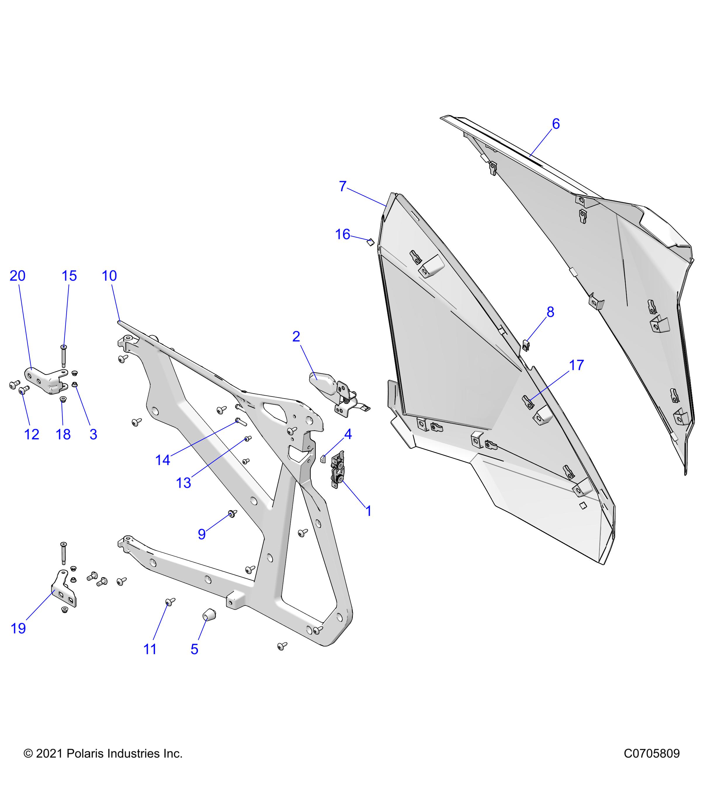 BODY, DOORS,REAR - Z22M4U92AP/BP (C0705809)