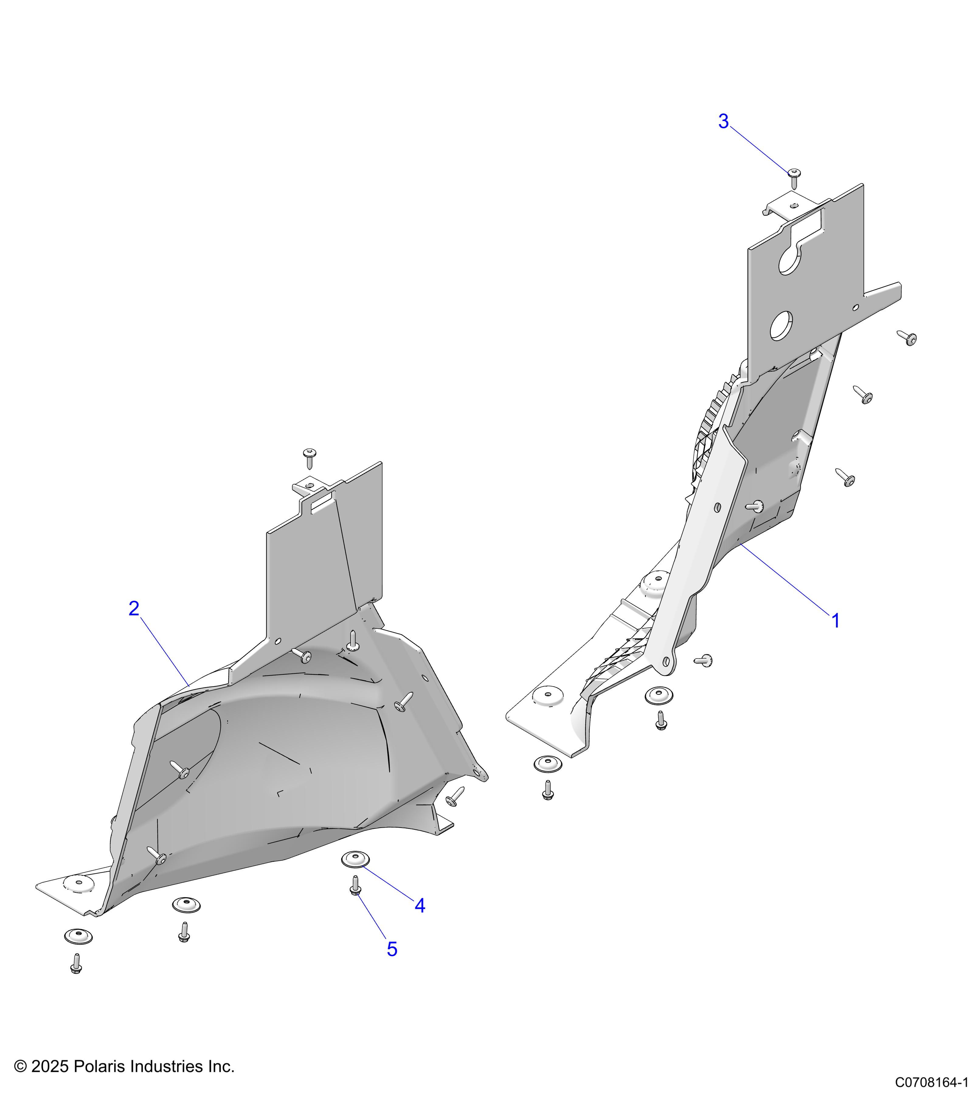 BODY, FRONT WHEEL WELL -   (C0708164-1)