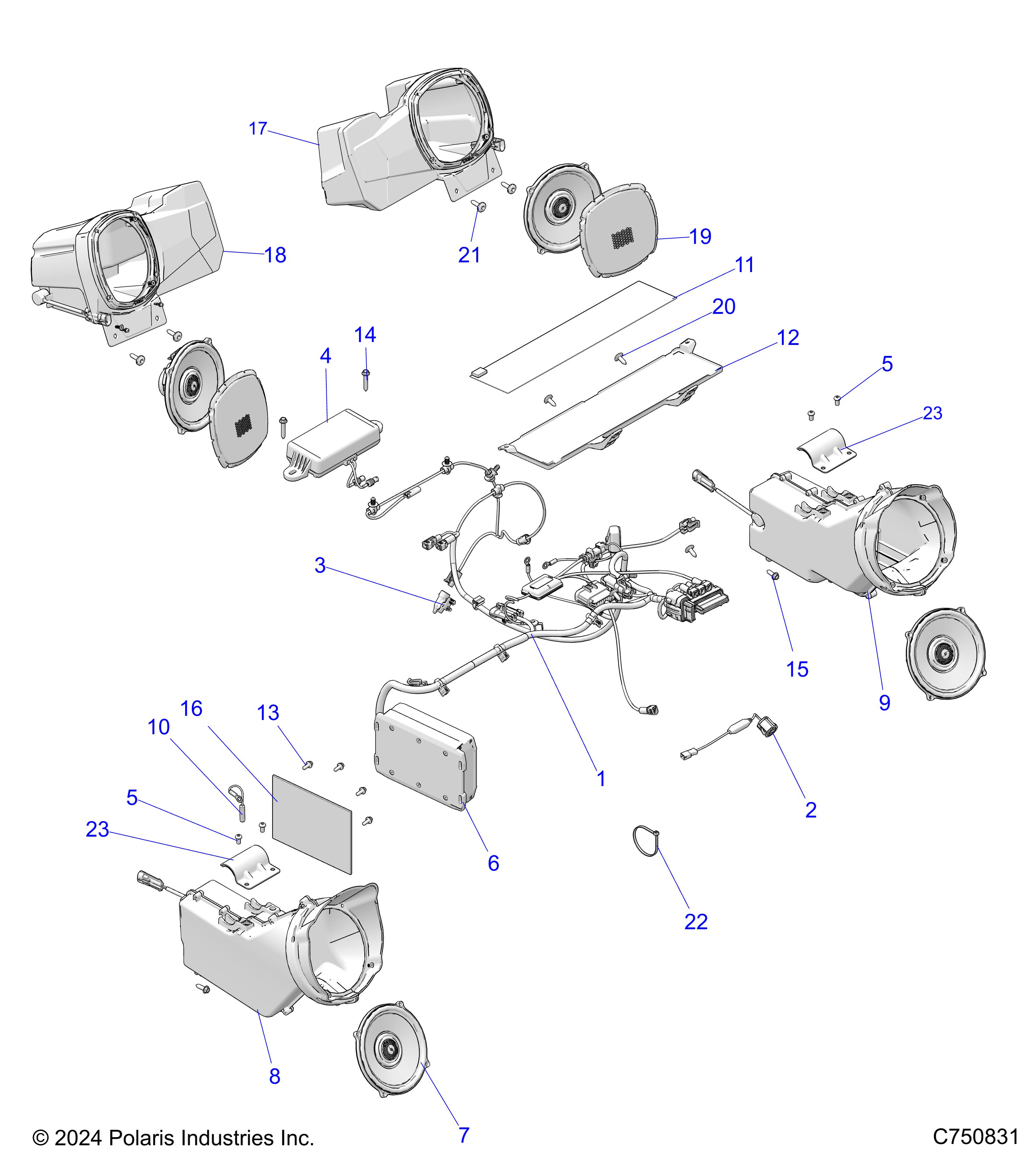 ELECTRICAL, AUDIO, RIDE COMMAND - Z24NMF99AR/AM/BR/BM (C750831)