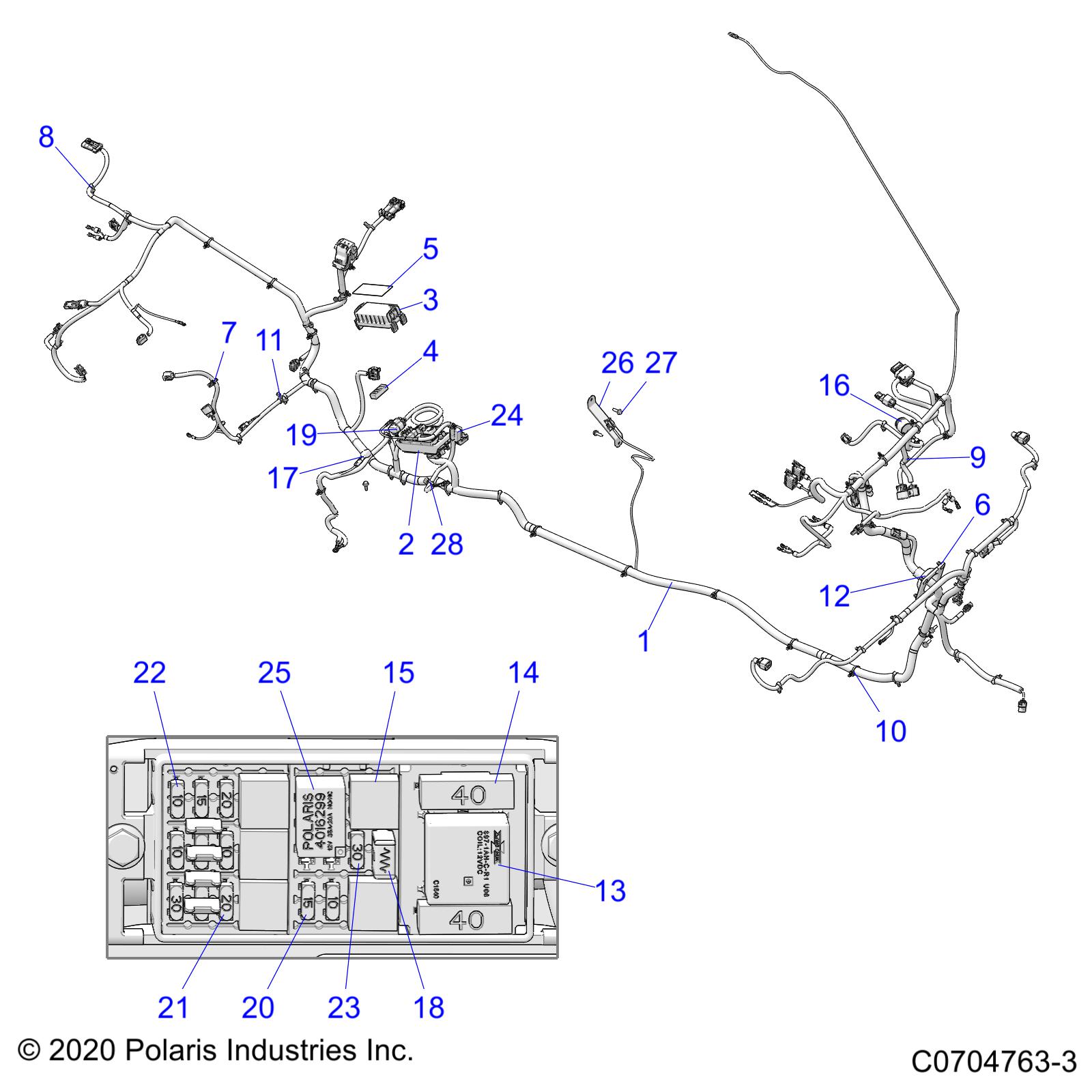 ELECTRICAL, WIRE HARNESSES - D21BEPD4B4 (C0704763-3)