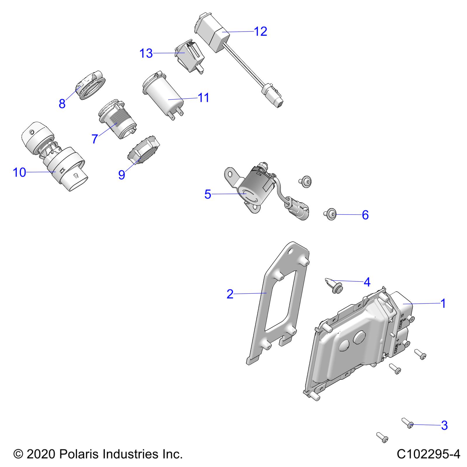 ELECTRICAL, SWITCHES, SENSORS and ECM - A21SEK57AG/BG (C102295-4)