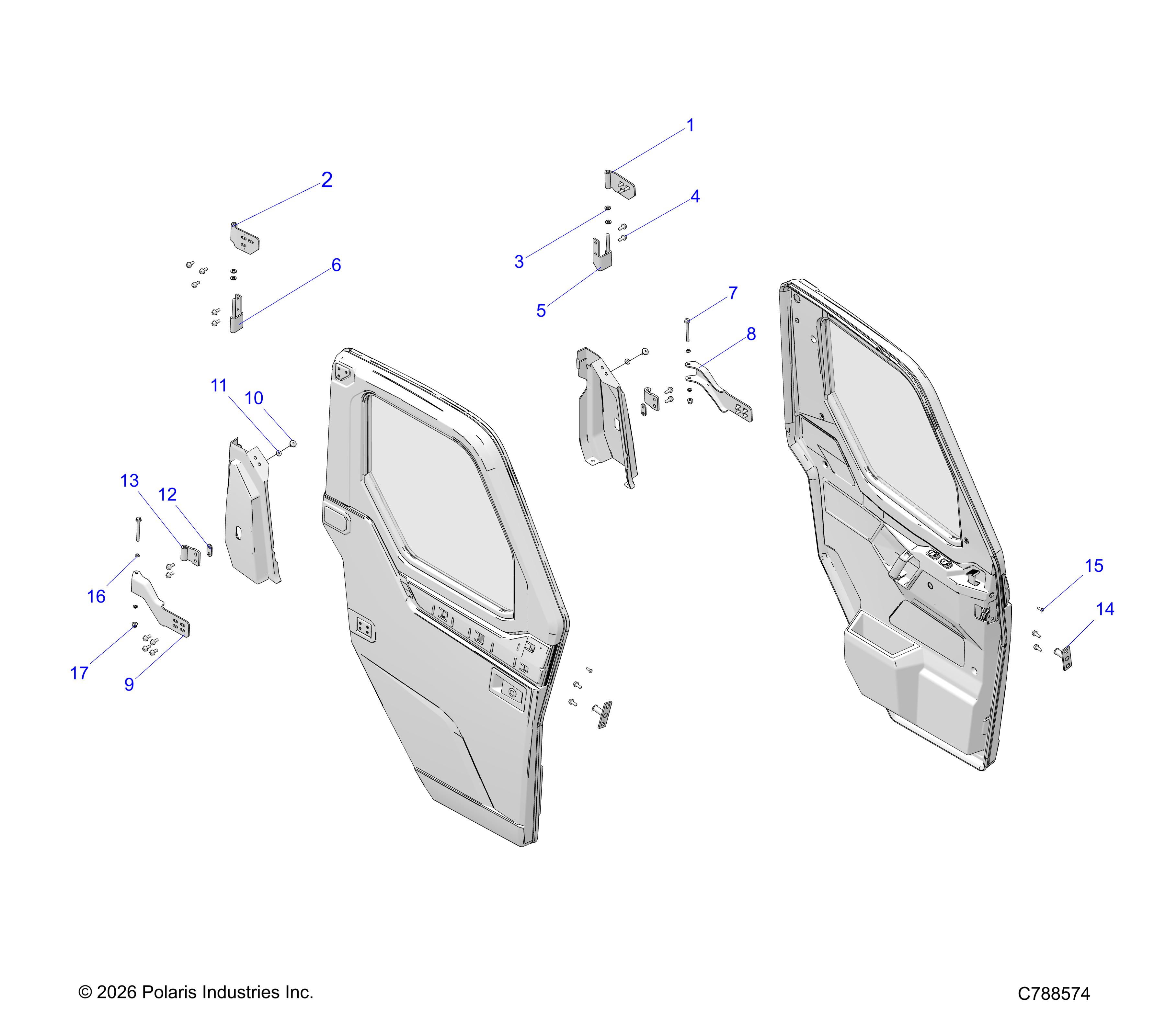 BODY, DOOR, FRONT MOUNTING - FROM 07/06/2026