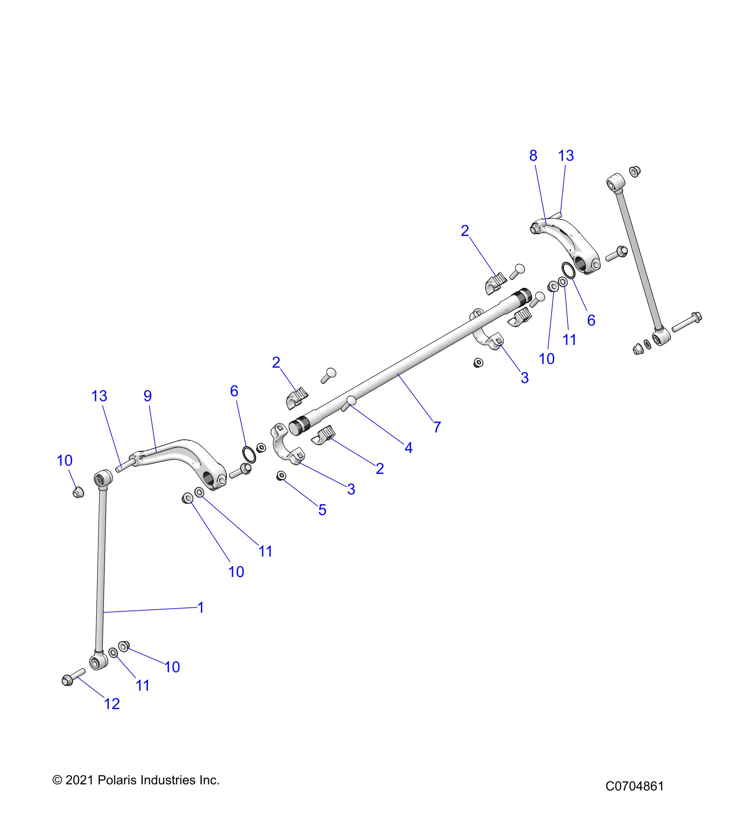 SUSPENSION, REAR STABILIZER BAR - Z23RMK2KAJ/BJ (C0704861)