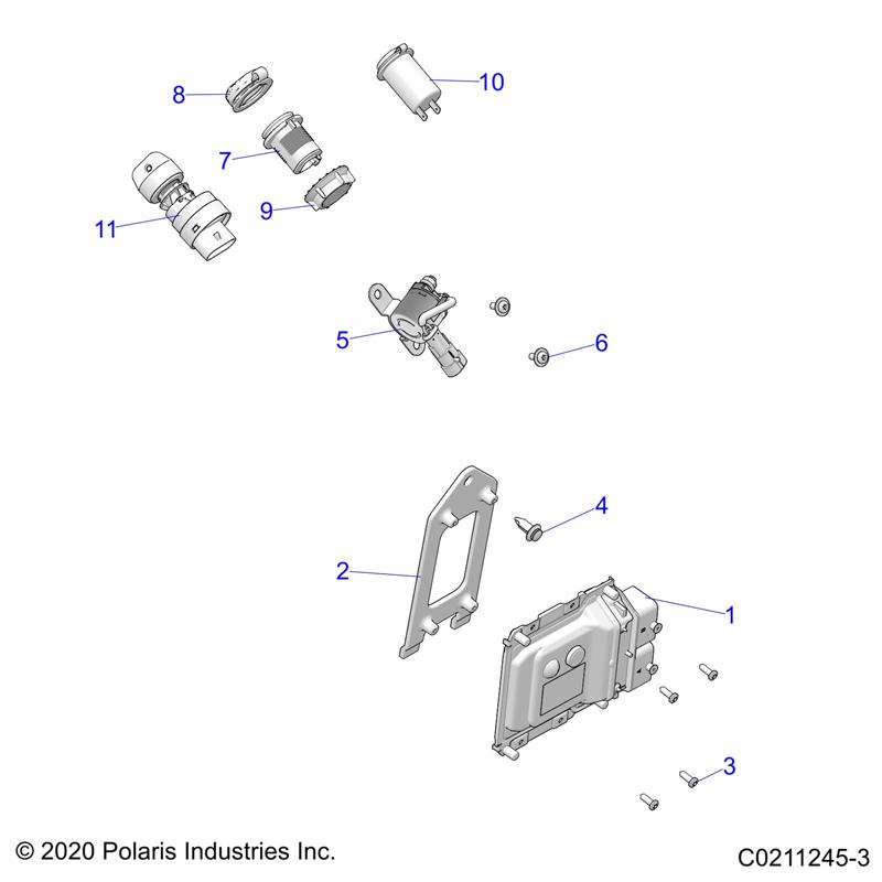 ELECTRICAL, SWITCHES, SENSORS and ECM - A21SEA57A1/A3/A5/A7/A9 (C0211345-3)