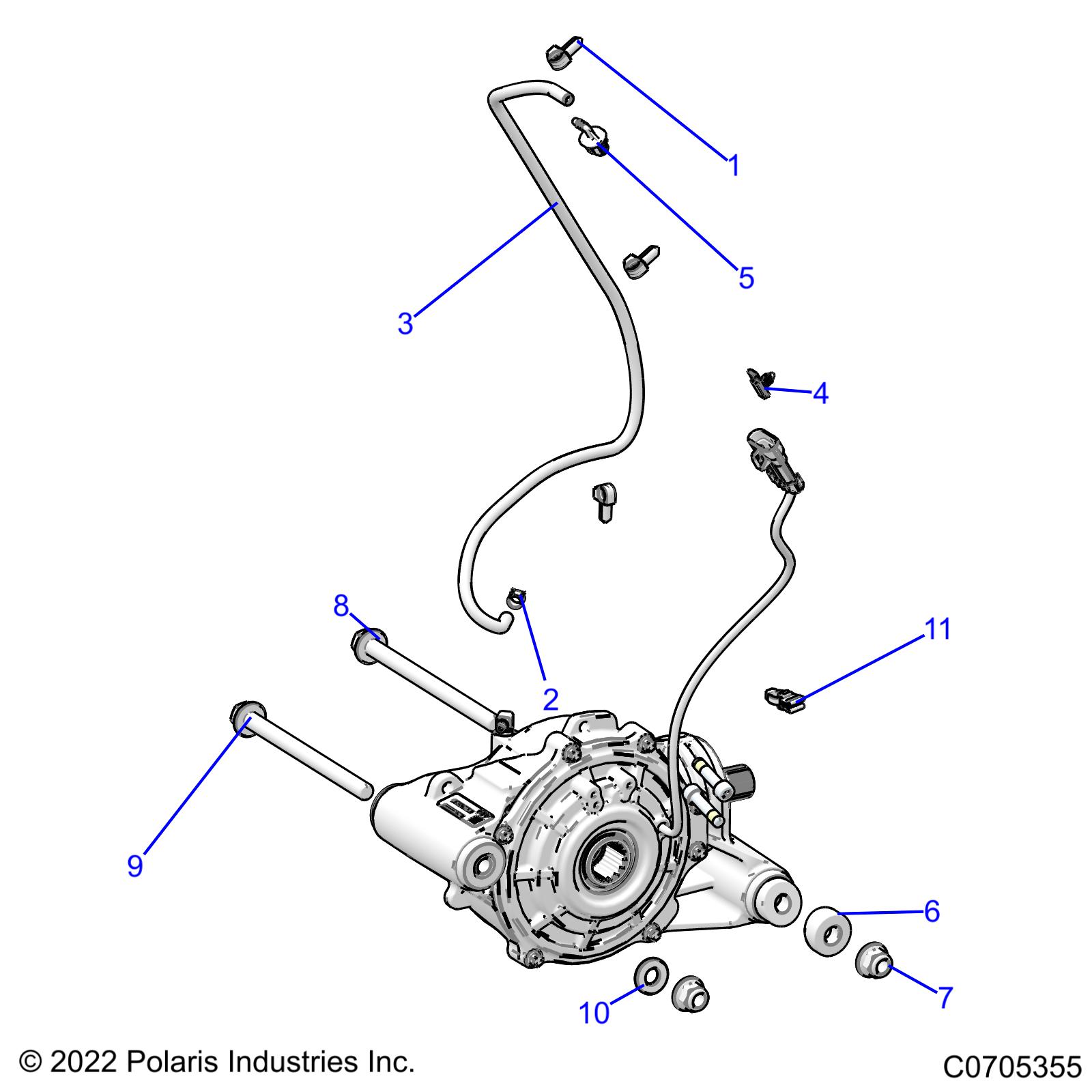 DRIVE TRAIN, FRONT GEARCASE MOUNTING - (R23RRV99AC/RR299AC) (C0705355)