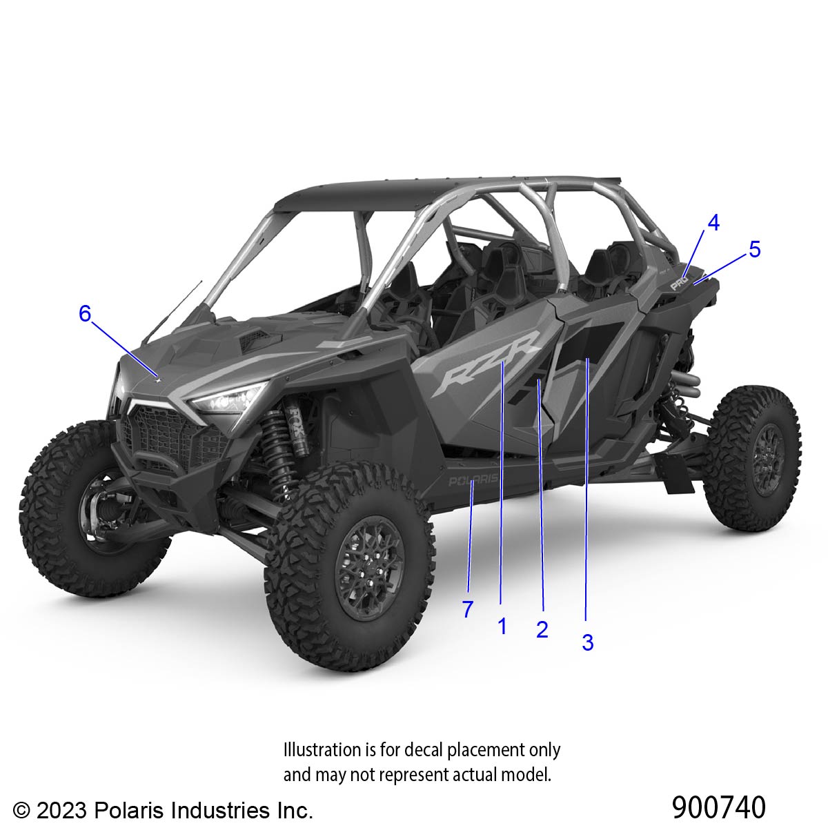 BODY, DECALS GRAPHICS - Z24RMD2KAH/AL/BH/BL (900537)