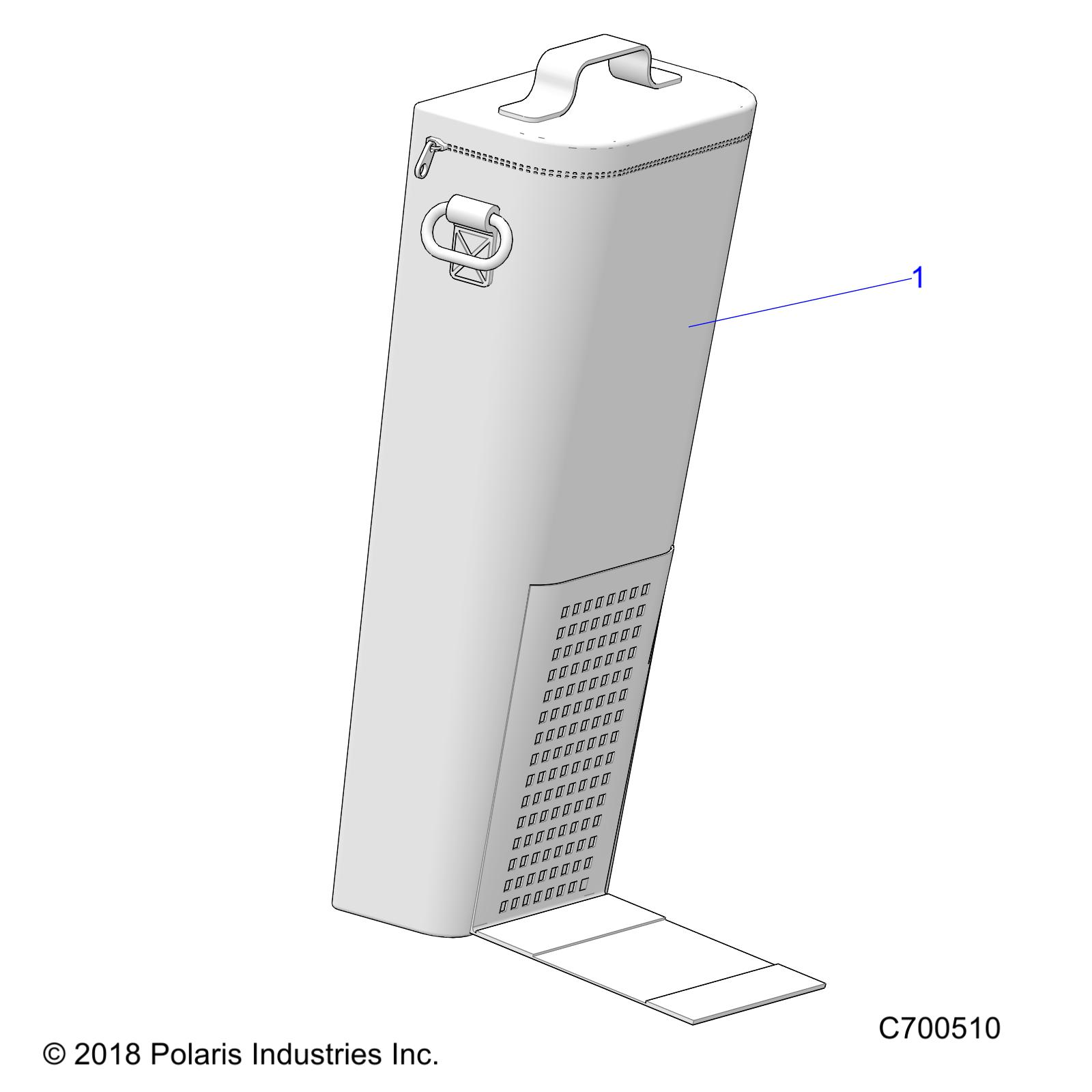 BODY, POCKET UPFIT - R24MAA57P1/SPK (C700510)