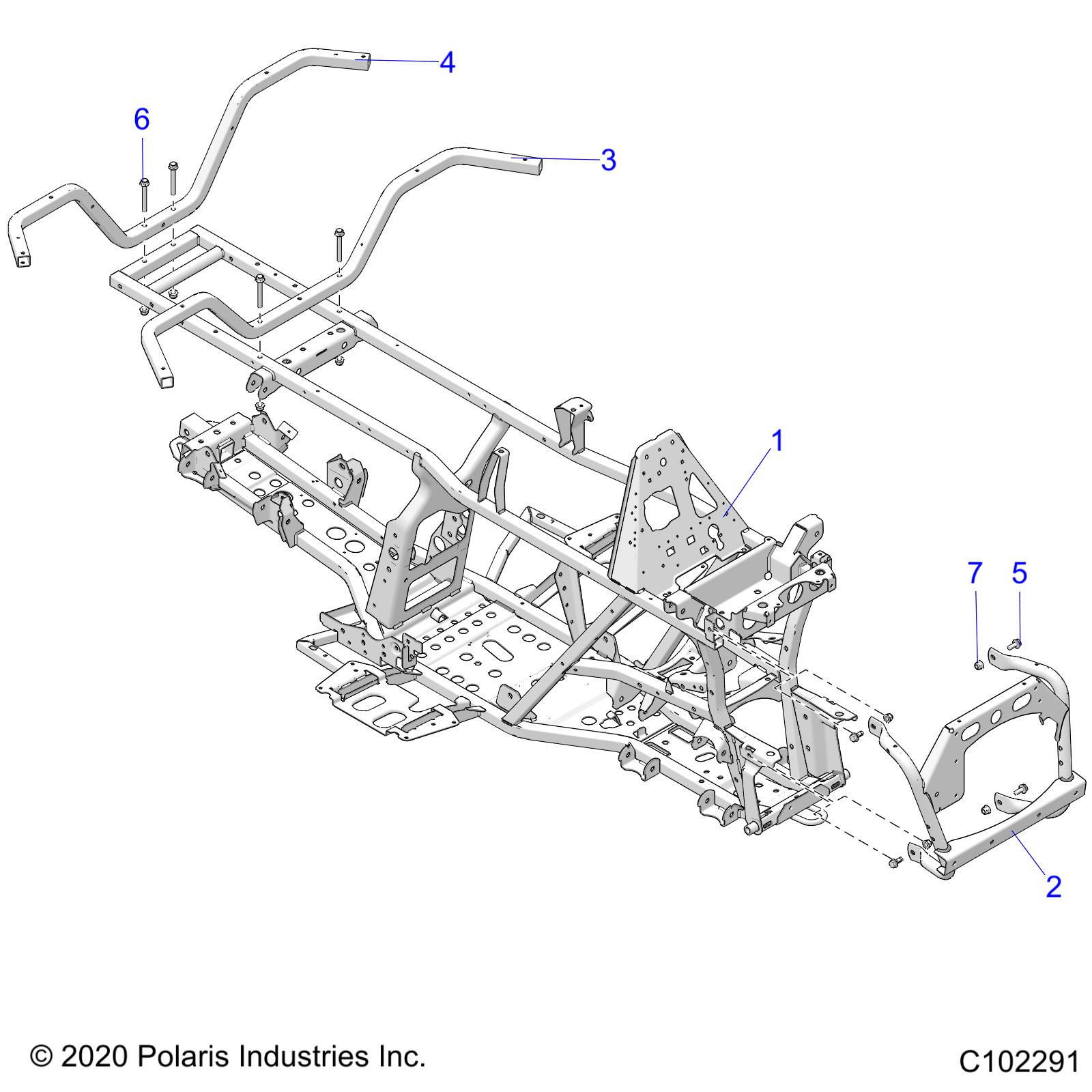 CHASSIS, FRAME - A22SHY57AL/BL (C102291)