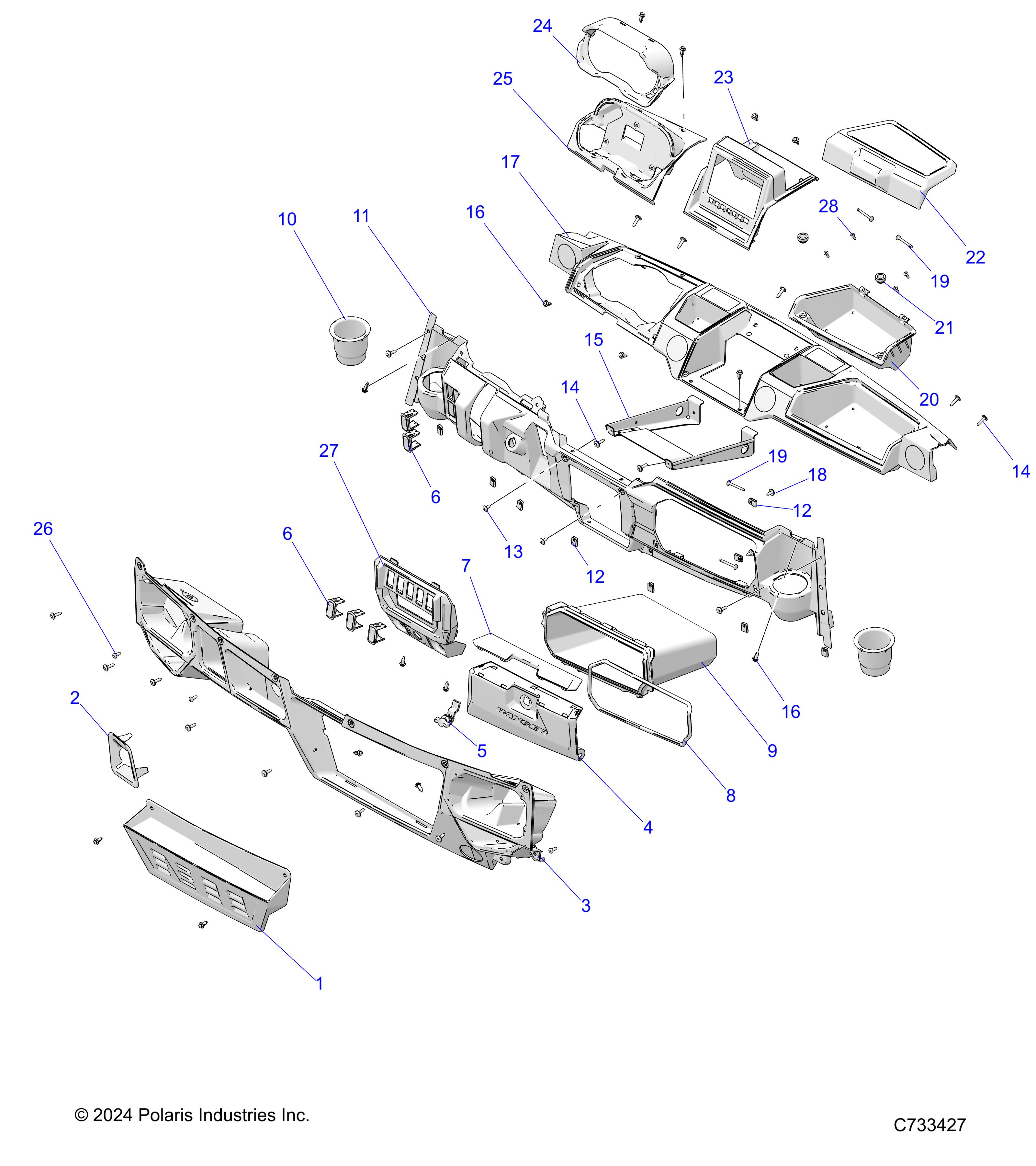 BODY, DASH - R25RRV99AC (C733427)