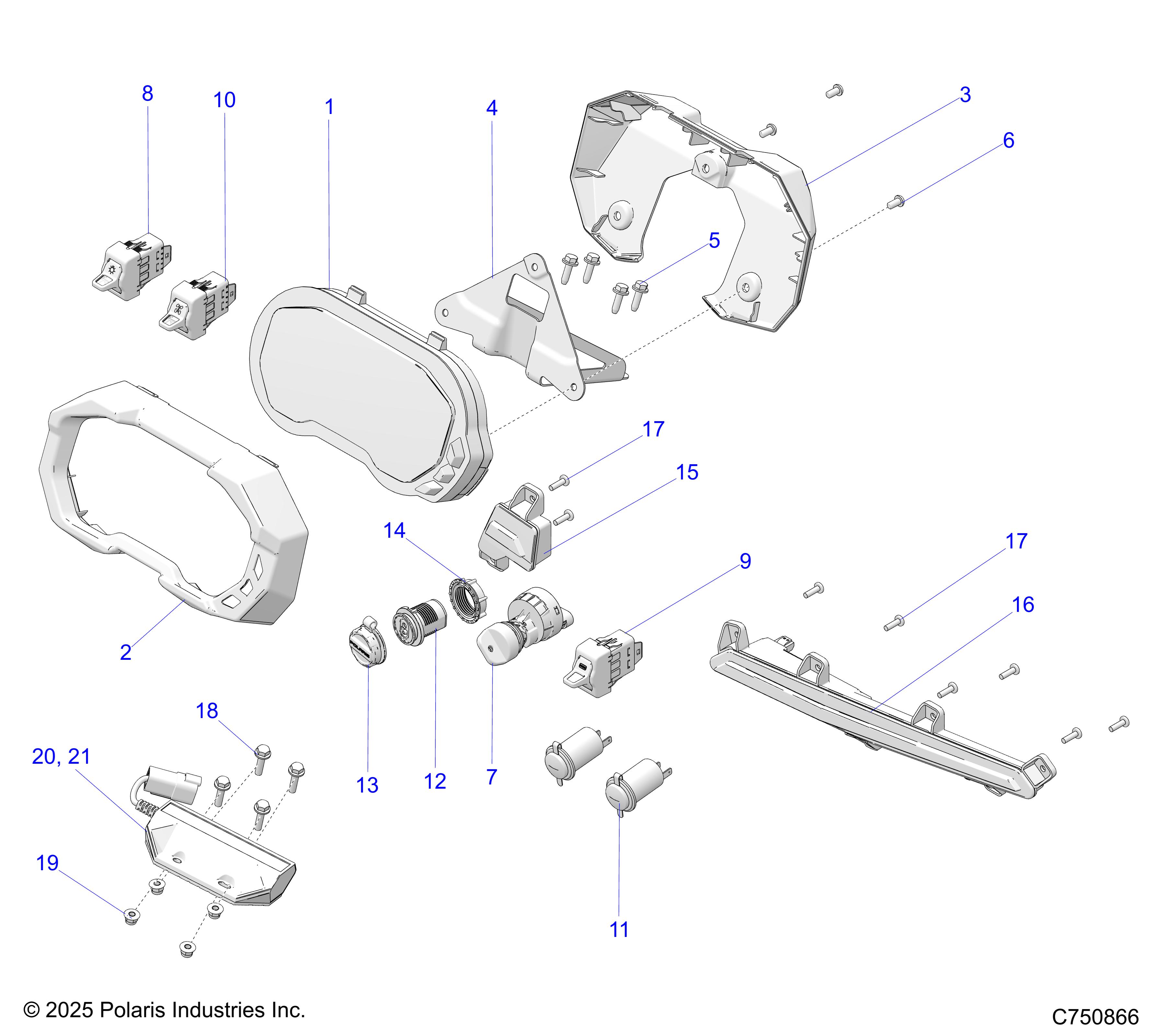 ELECTRICAL, DASH INSTRUMENTS, CONTROLS, & LIGHTING - Z25S4D92AA/AL/BA/BF/AF/BL (C750866)