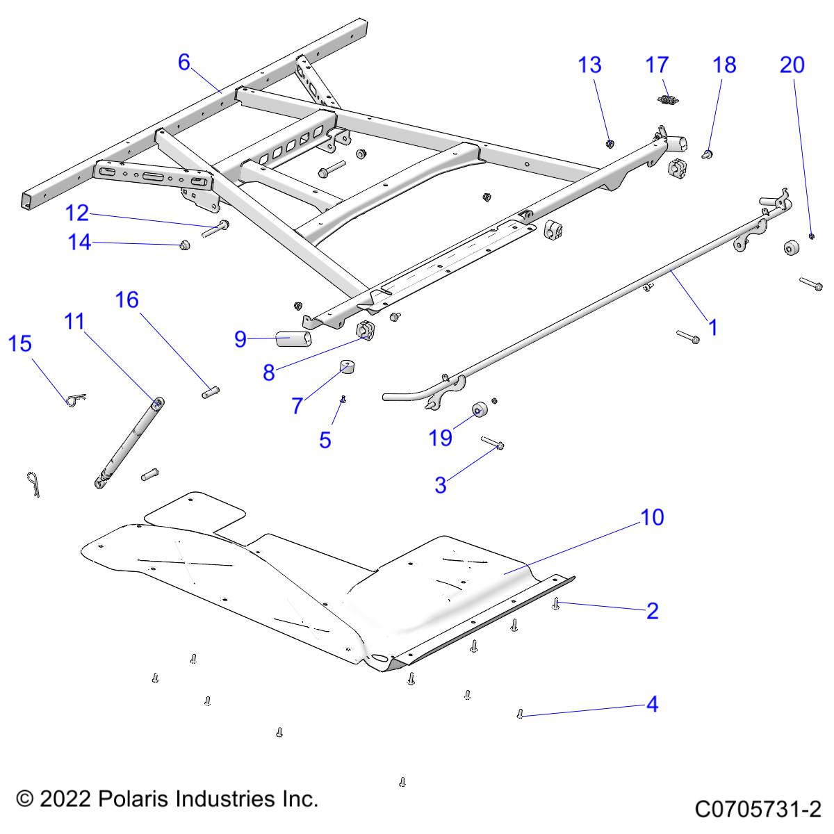 BODY, BOX, MOUNTING - R22TAE99A1/A7/B1 (C0705731-1)