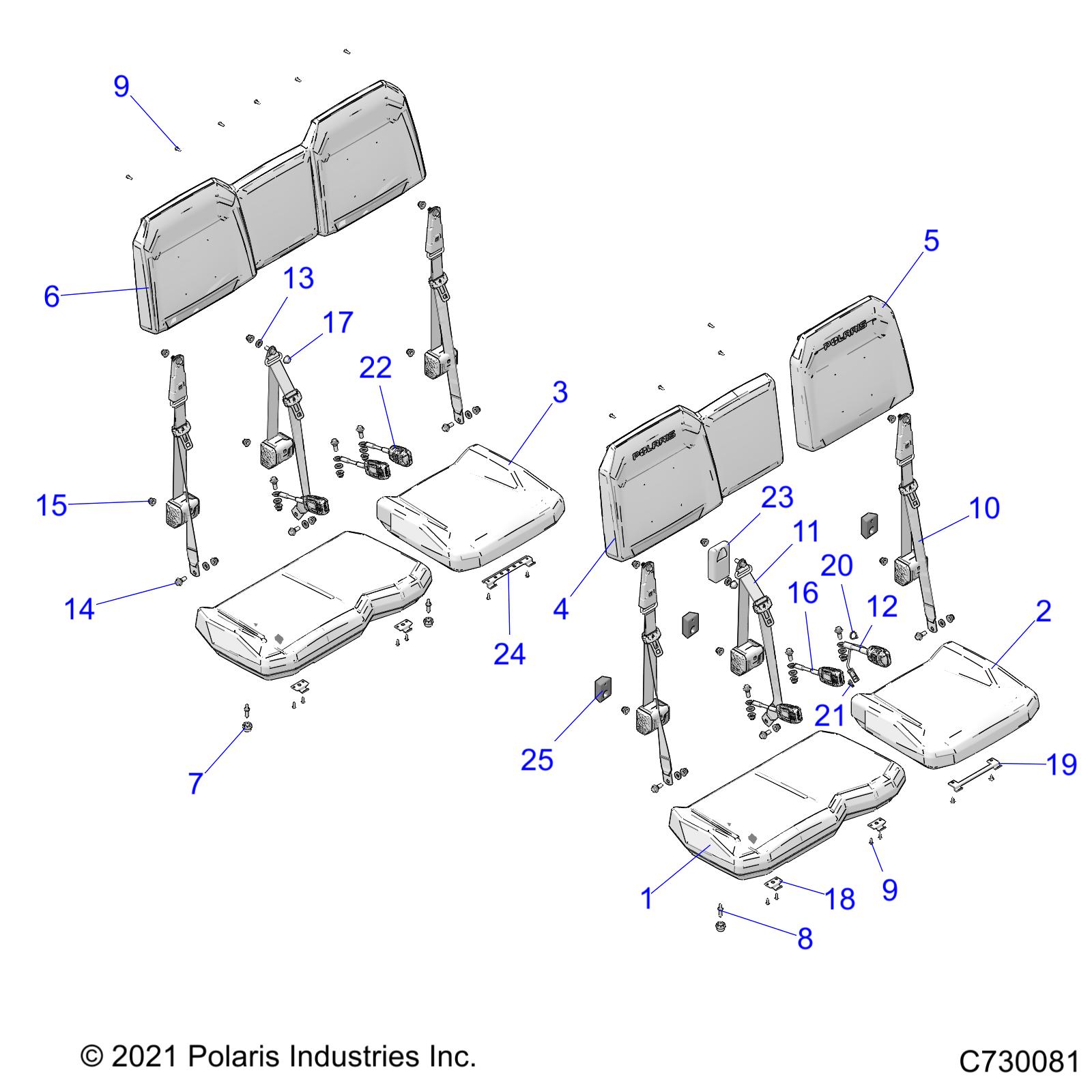 BODY, SEATS - R24T6E99NM (C730081)