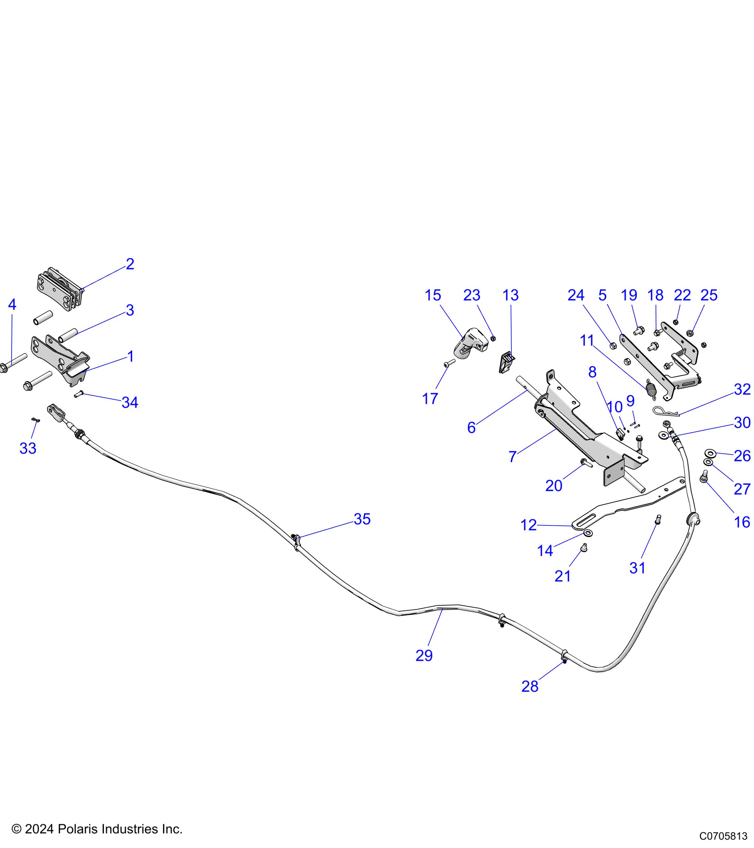 BRAKES, PARKING - D25E3CC2D4 (C0705813)