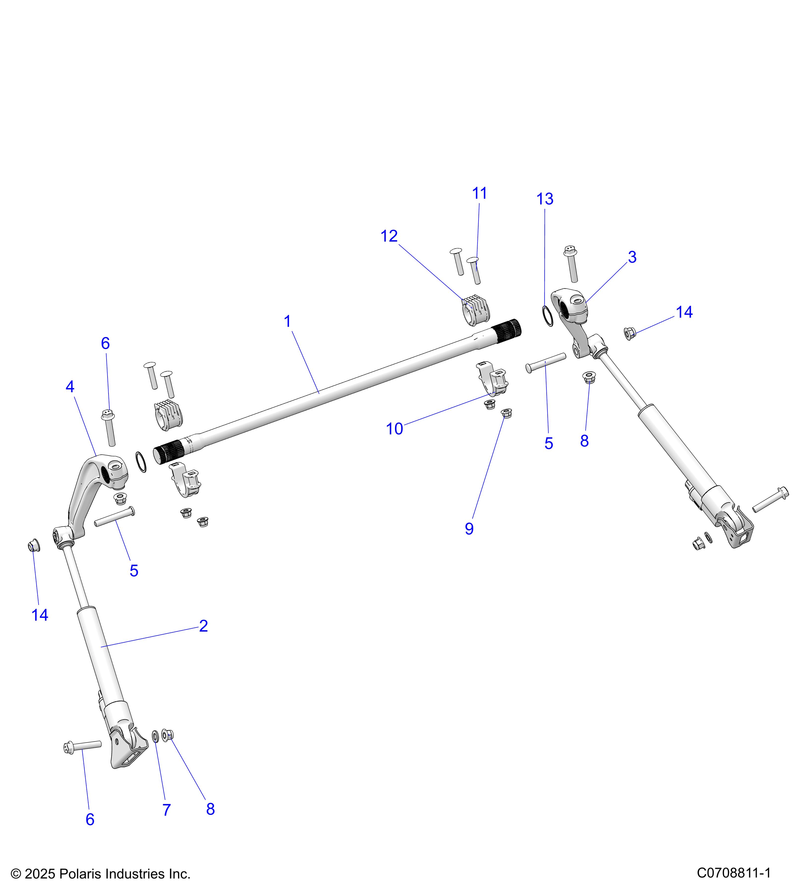 SUSPENSION, REAR STABILIZER BAR - Z26RPP2KBL (C0708811-1)