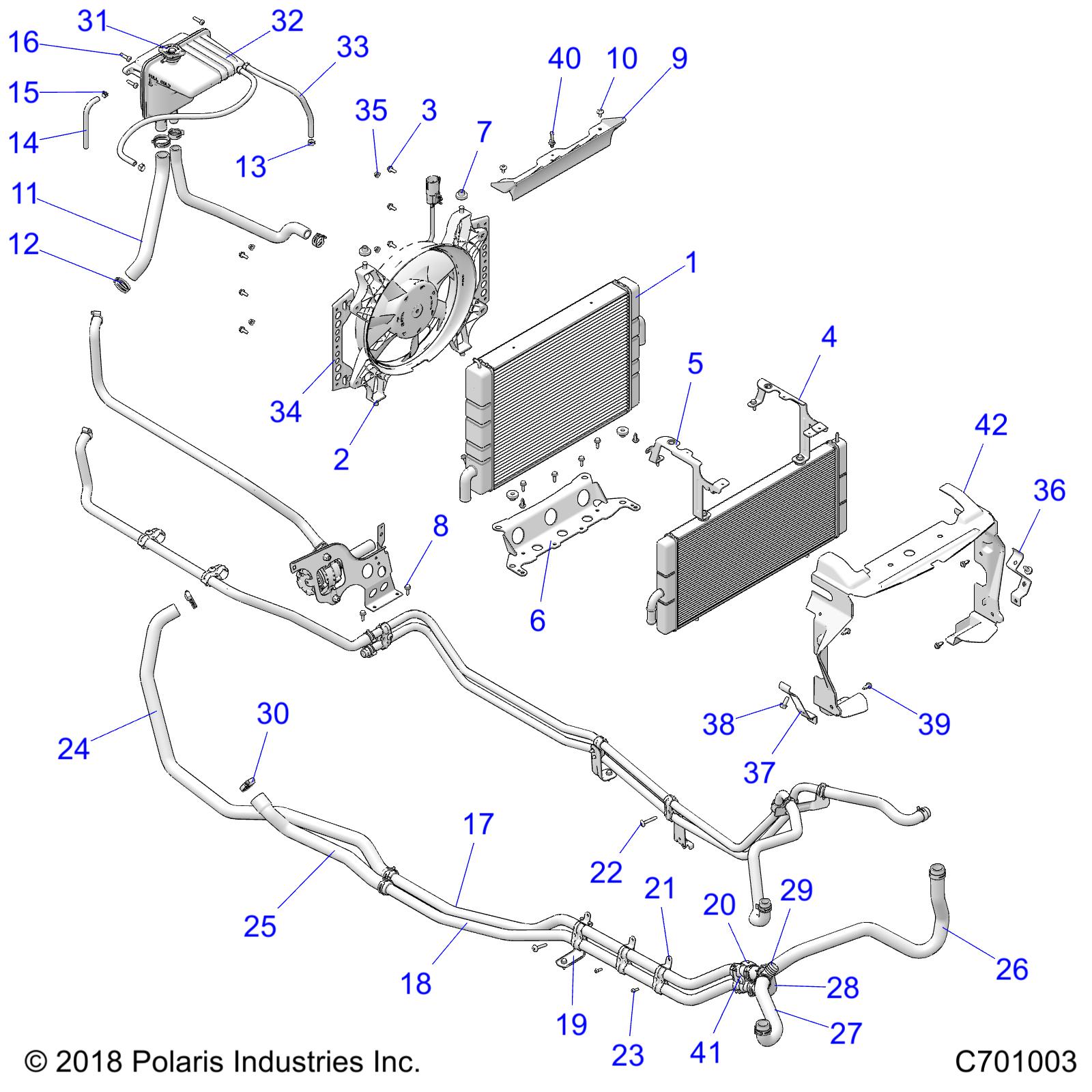 ENGINE, COOLING SYSTEM - Z20NAE92AL/AR/BL/BR/F92AL/AR (C701003)