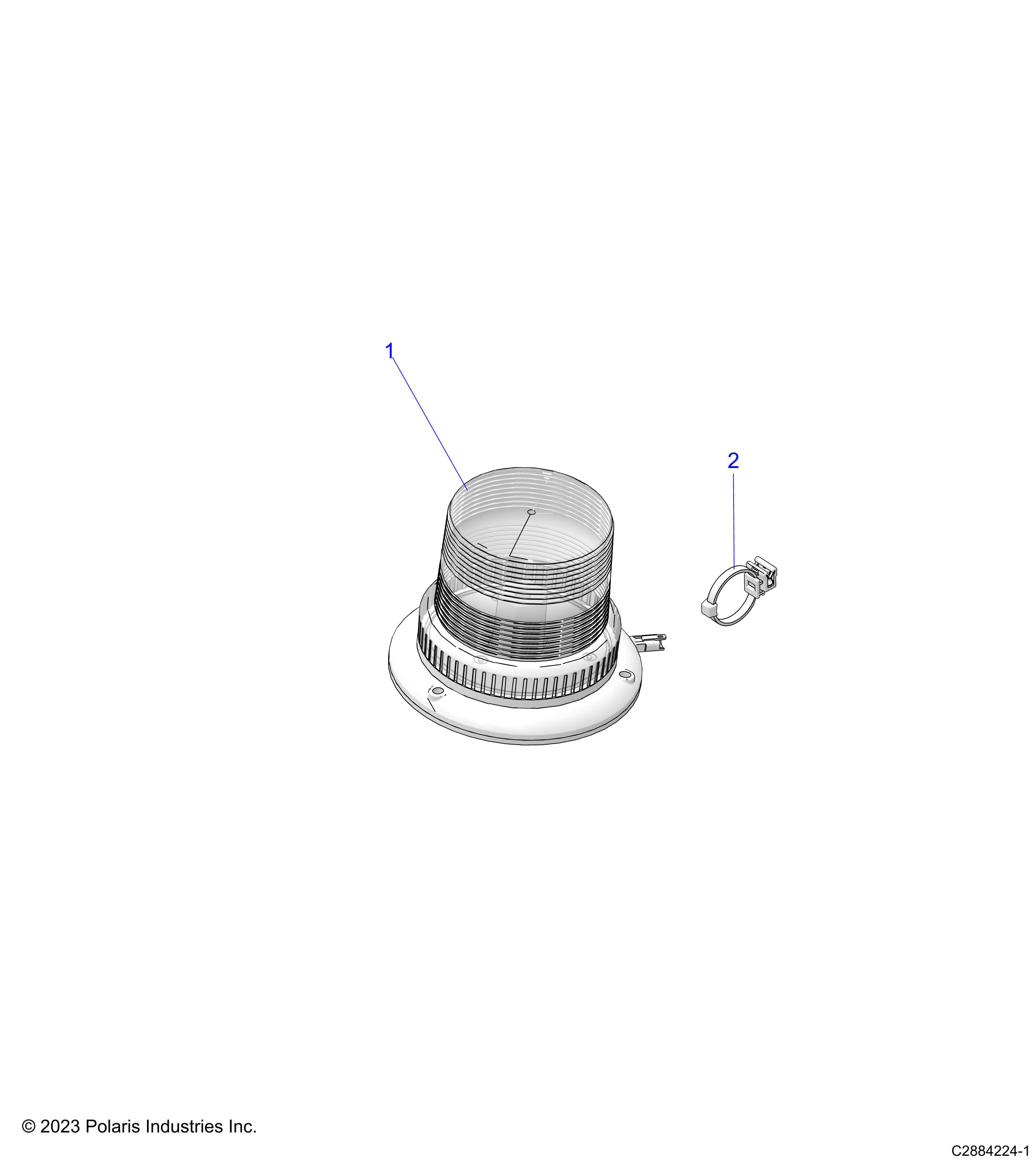 ELECTRICAL, BEACON - D23P2UD4B4/VD4B4/WD4B4/YD4B4 (c2884224)