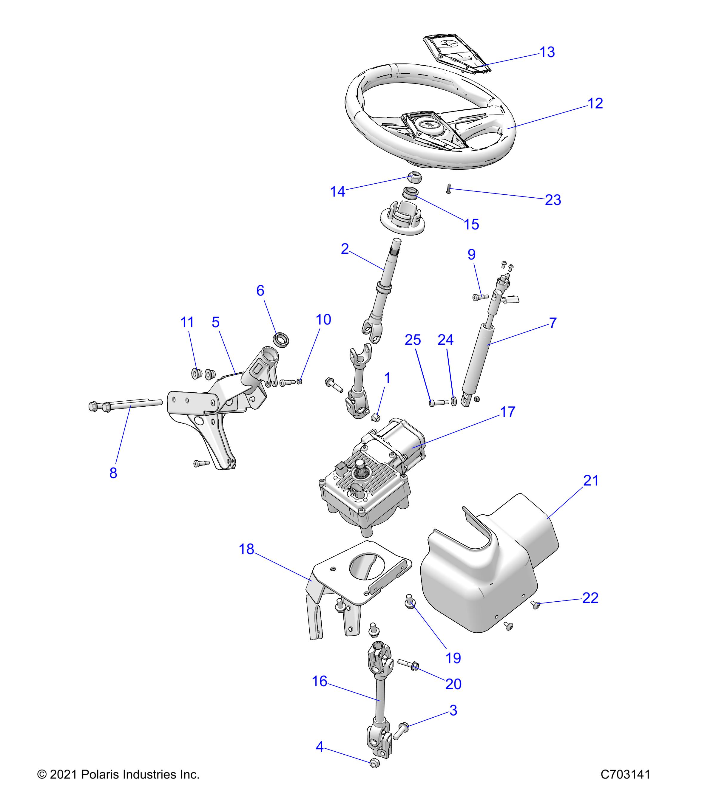 STEERING,STEERING ASSEMBLY, EPS - Z23ASE99F4/S99C4/F4 (C703141)