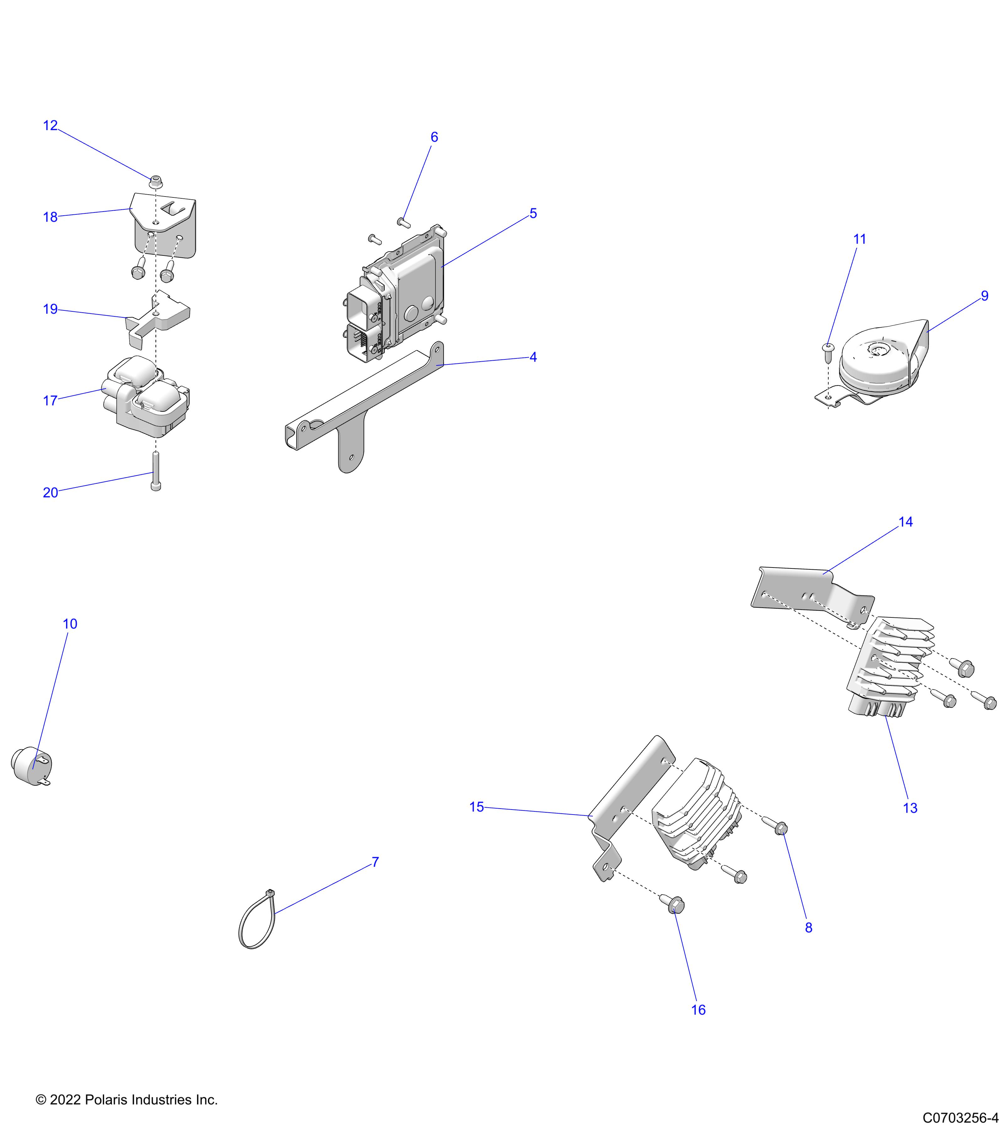 ELECTRICAL, ECU, RELAY, COIL - D23P2A99A4/B4/F99A4/G99A4/U99A4/B4/V99A4/W99A4 (C0703256-4)