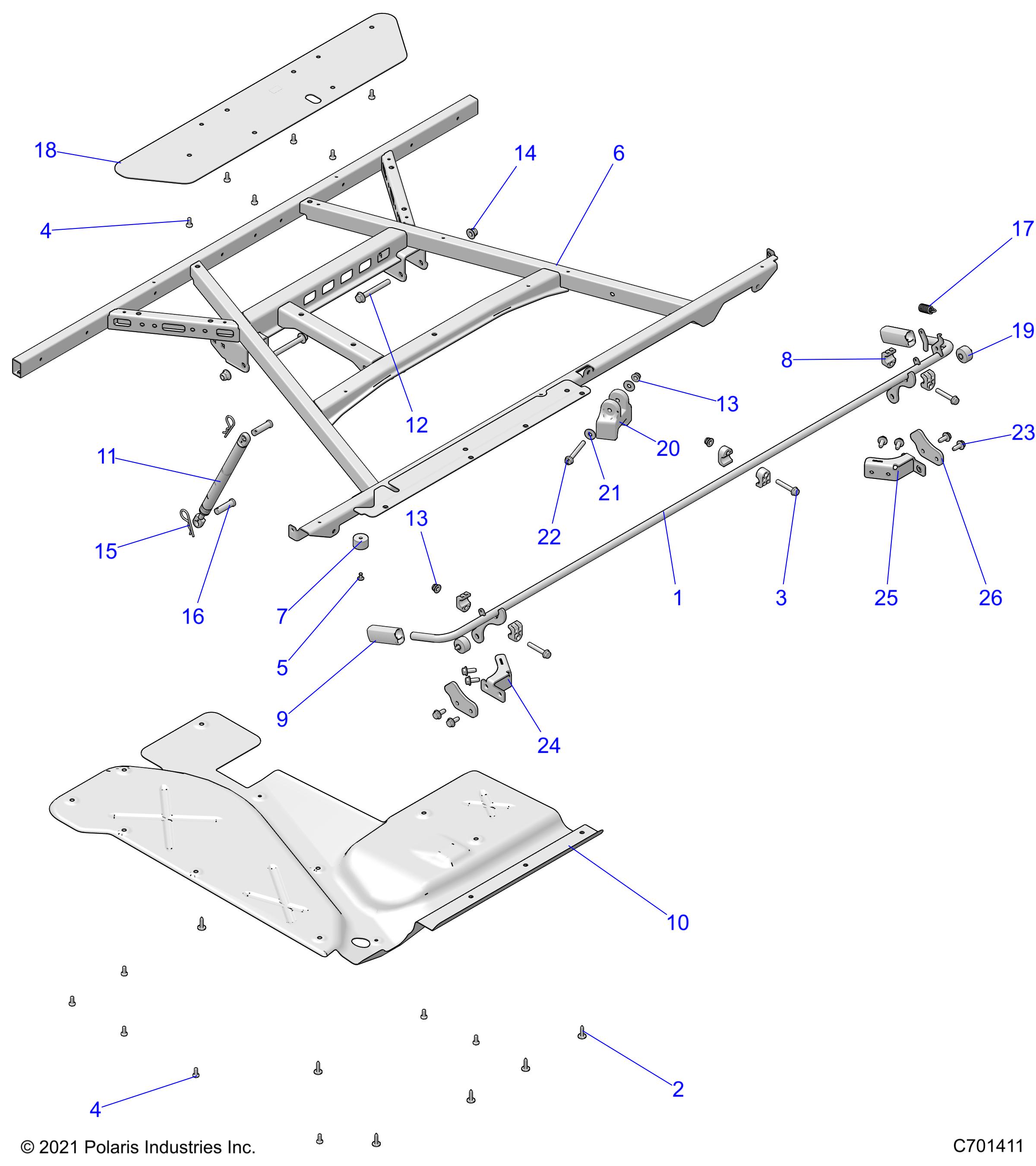 BODY, BOX, MOUNTING - R22RSX99A9 (C701411)